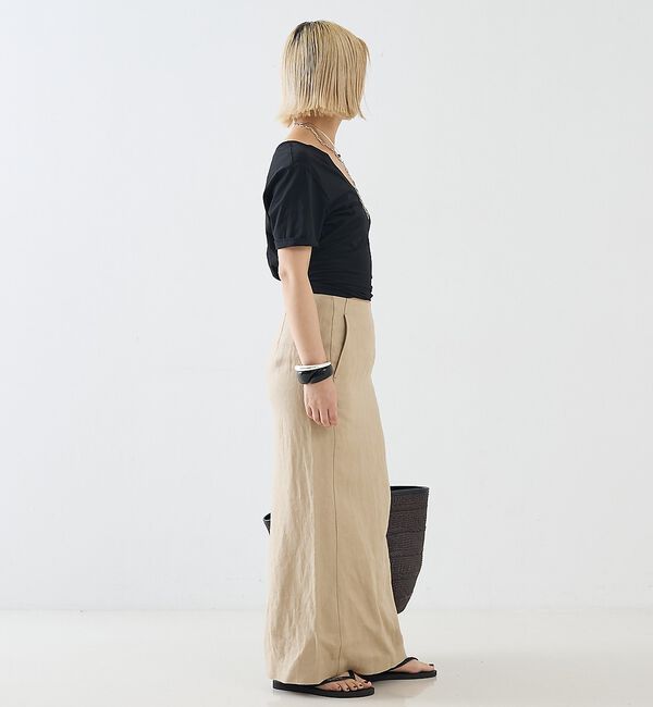 The Store by C' 「【COCUCA】Vネックカットプルオーバー」|Tシャツ・カットソー|