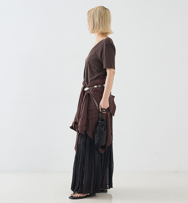 The Store by C' 「【COCUCA】Vネックカットプルオーバー」|Tシャツ・カットソー|