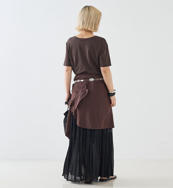 The Store by C' 「【COCUCA】Vネックカットプルオーバー」|Tシャツ・カットソー|