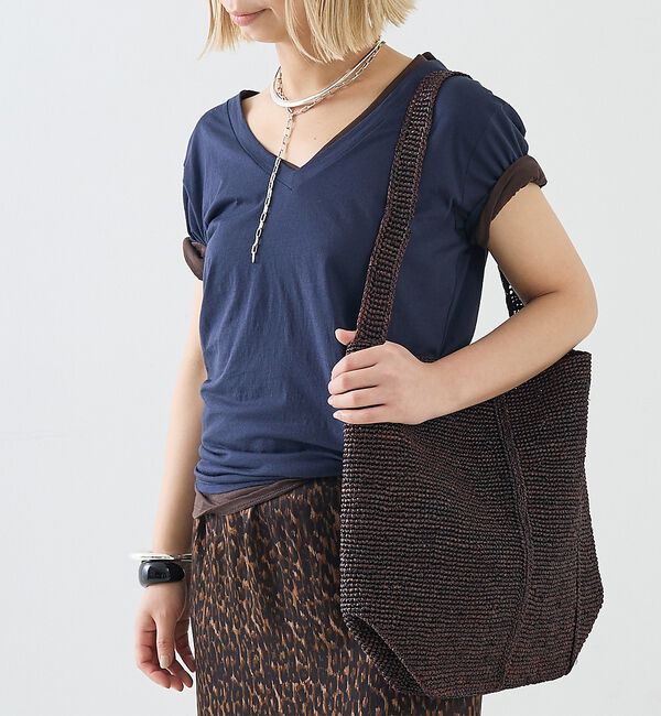The Store by C' 「【COCUCA】Vネックカットプルオーバー」|Tシャツ・カットソー|