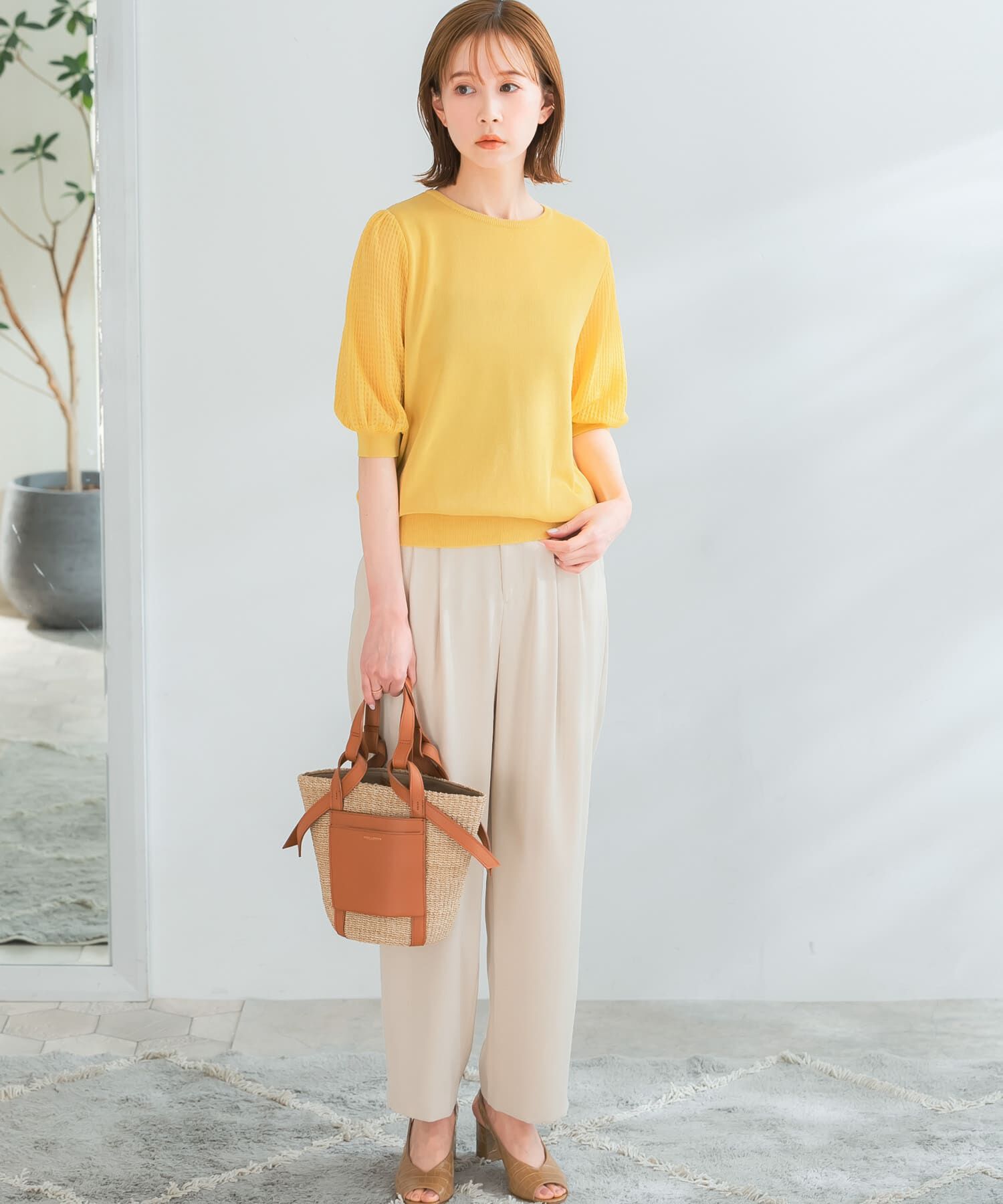 URBAN RESEARCH ROSSO「イージーセミワイドツータックスラックス」|その他|