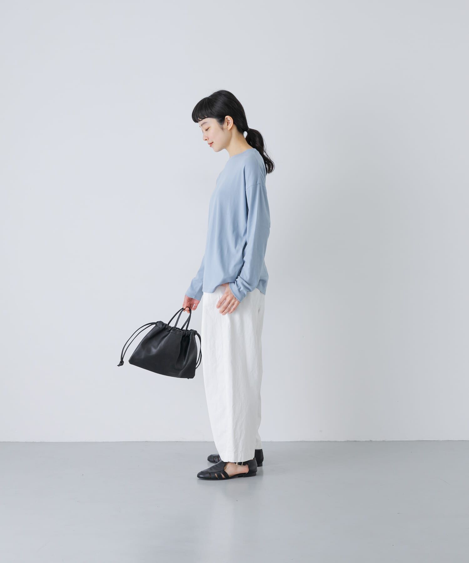 かぐれ「ドライコットンルーズカットソー」|Tシャツ・カットソー|