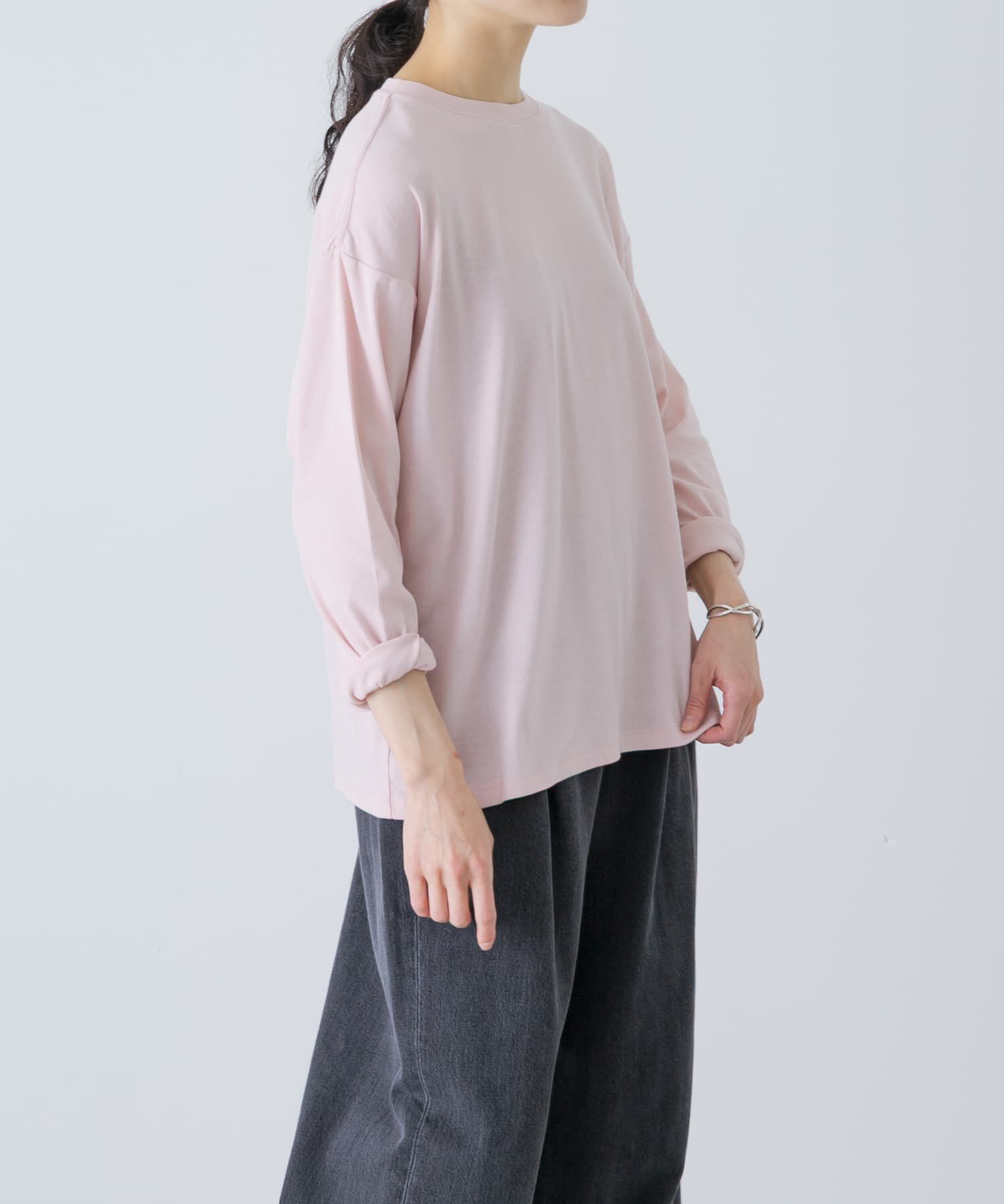 かぐれ「ドライコットンルーズカットソー」|Tシャツ・カットソー|