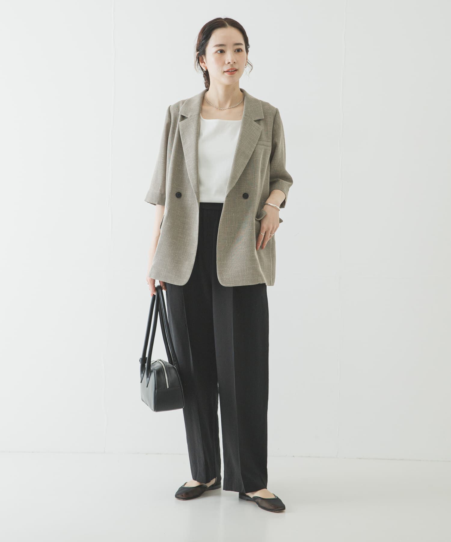URBAN RESEARCH「『3サイズ展開』ポプリンイージーテーパードパンツ」|その他|
