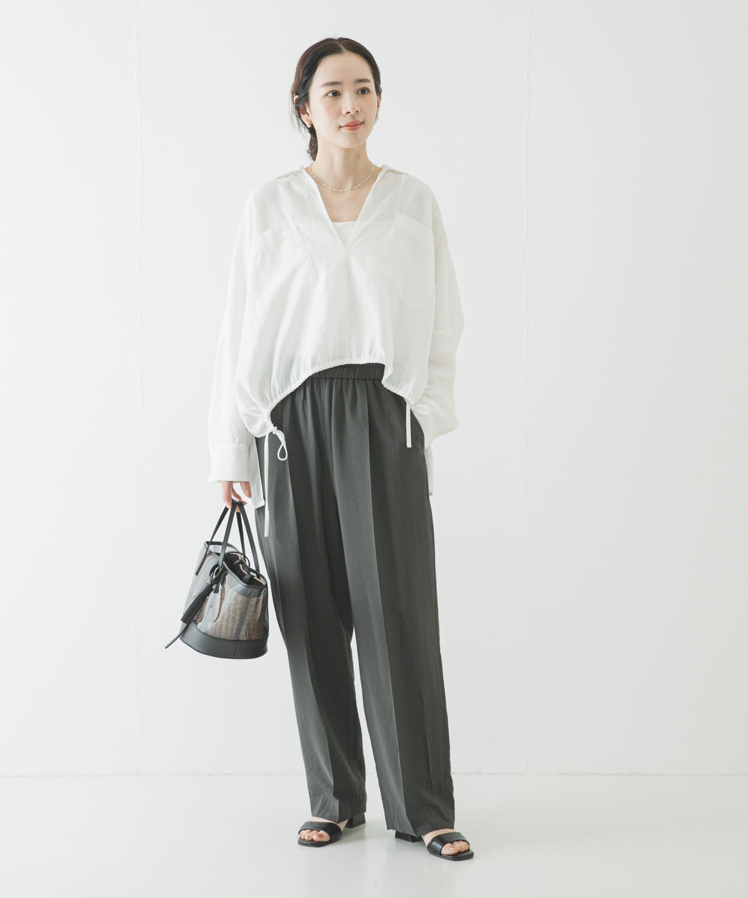 URBAN RESEARCH「『3サイズ展開』ポプリンイージーテーパードパンツ」|その他|