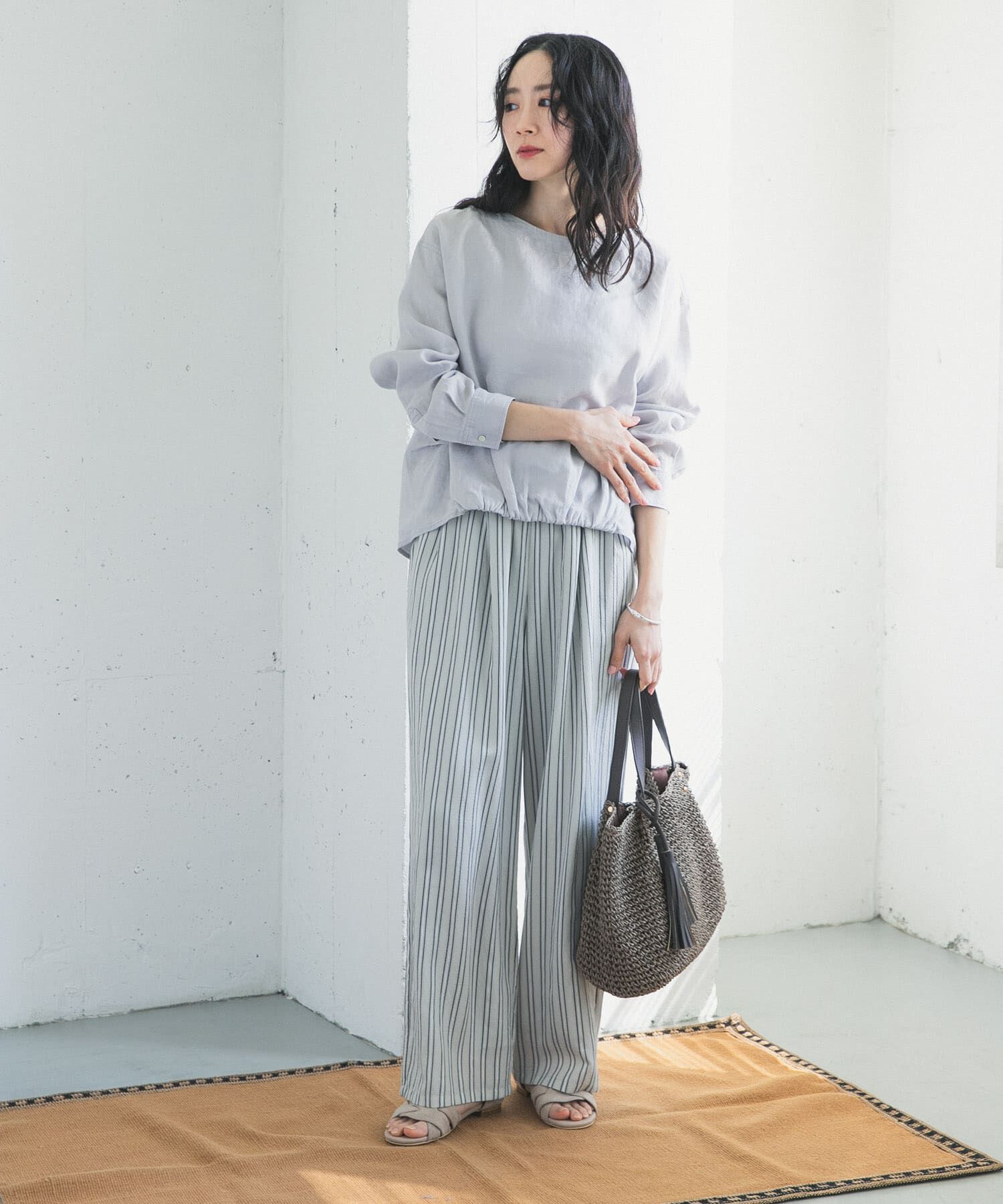 URBAN RESEARCH DOORS「ストライプタックイージーパンツ」|その他|