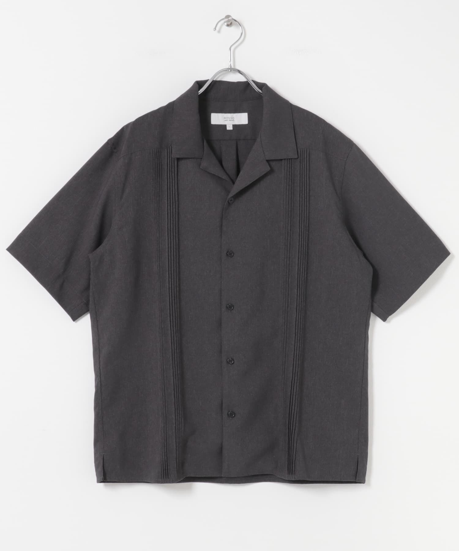 URBAN RESEARCH ROSSO「『セットアップ対応』『防シワ』サマーウール調キューバシャツ」|シャツ・ブラウス|