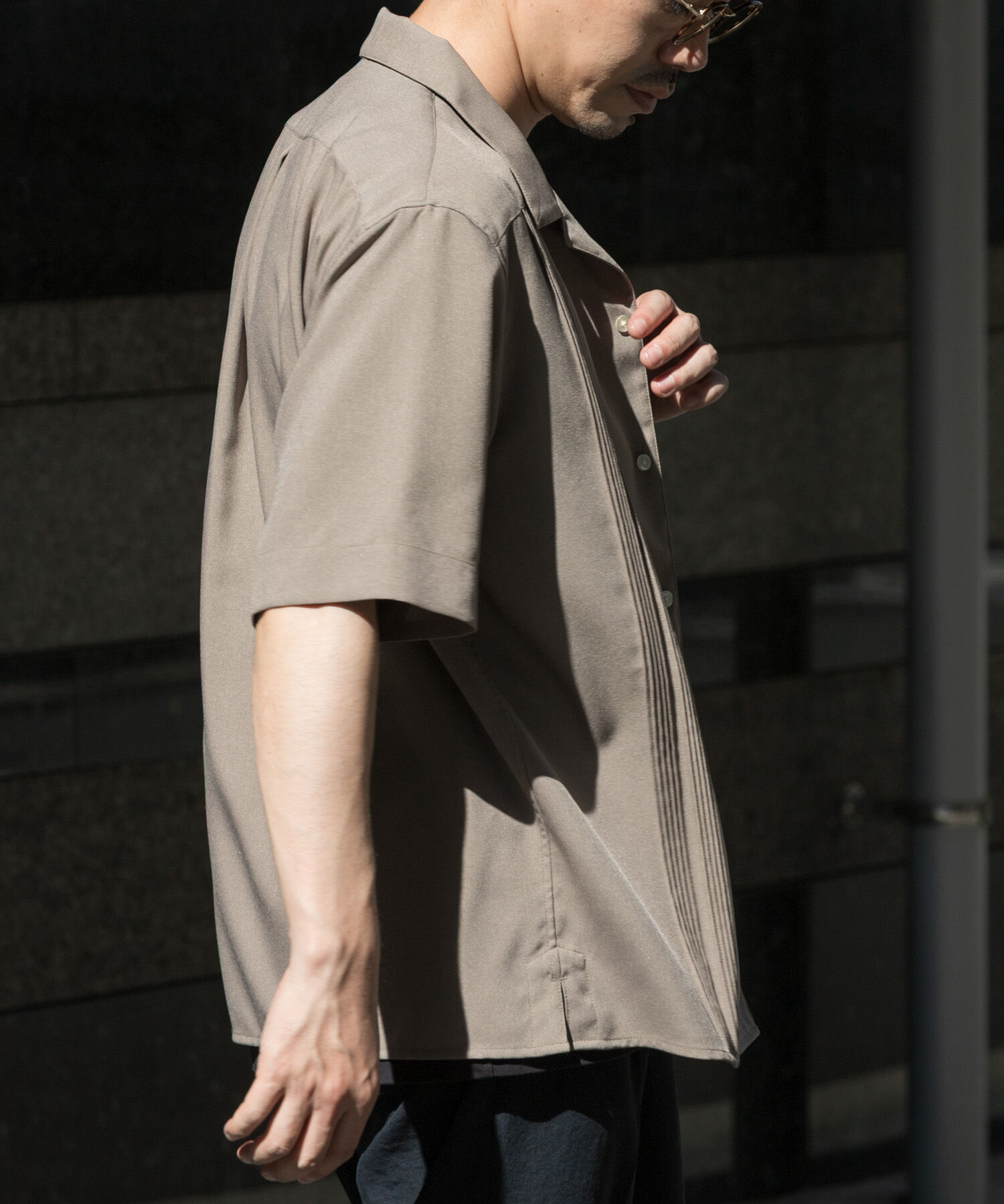 URBAN RESEARCH ROSSO「『セットアップ対応』『防シワ』サマーウール調キューバシャツ」|シャツ・ブラウス|