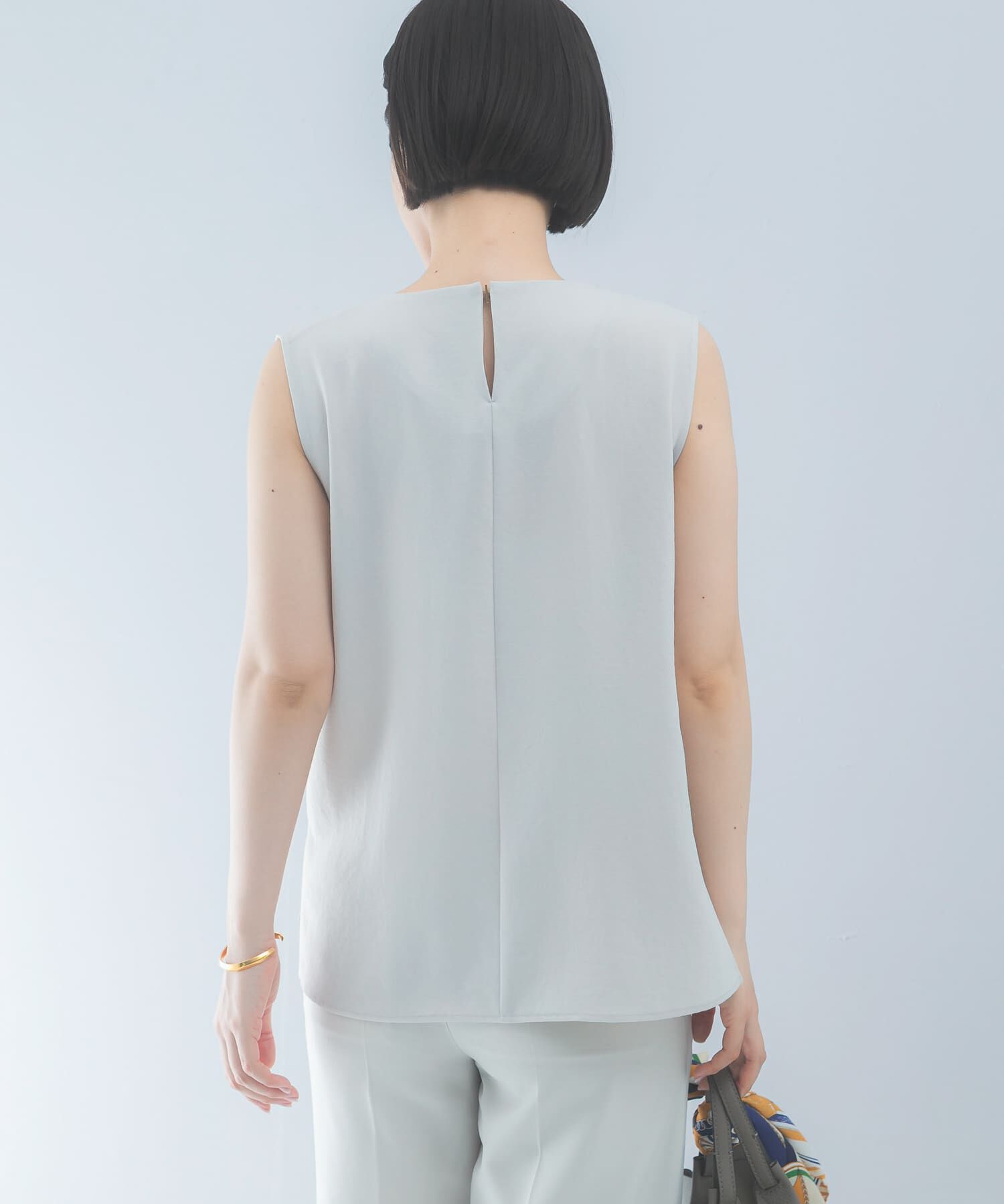 URBAN RESEARCH ROSSO「クールタッチ 防シワドレープブラウス」|シャツ・ブラウス|