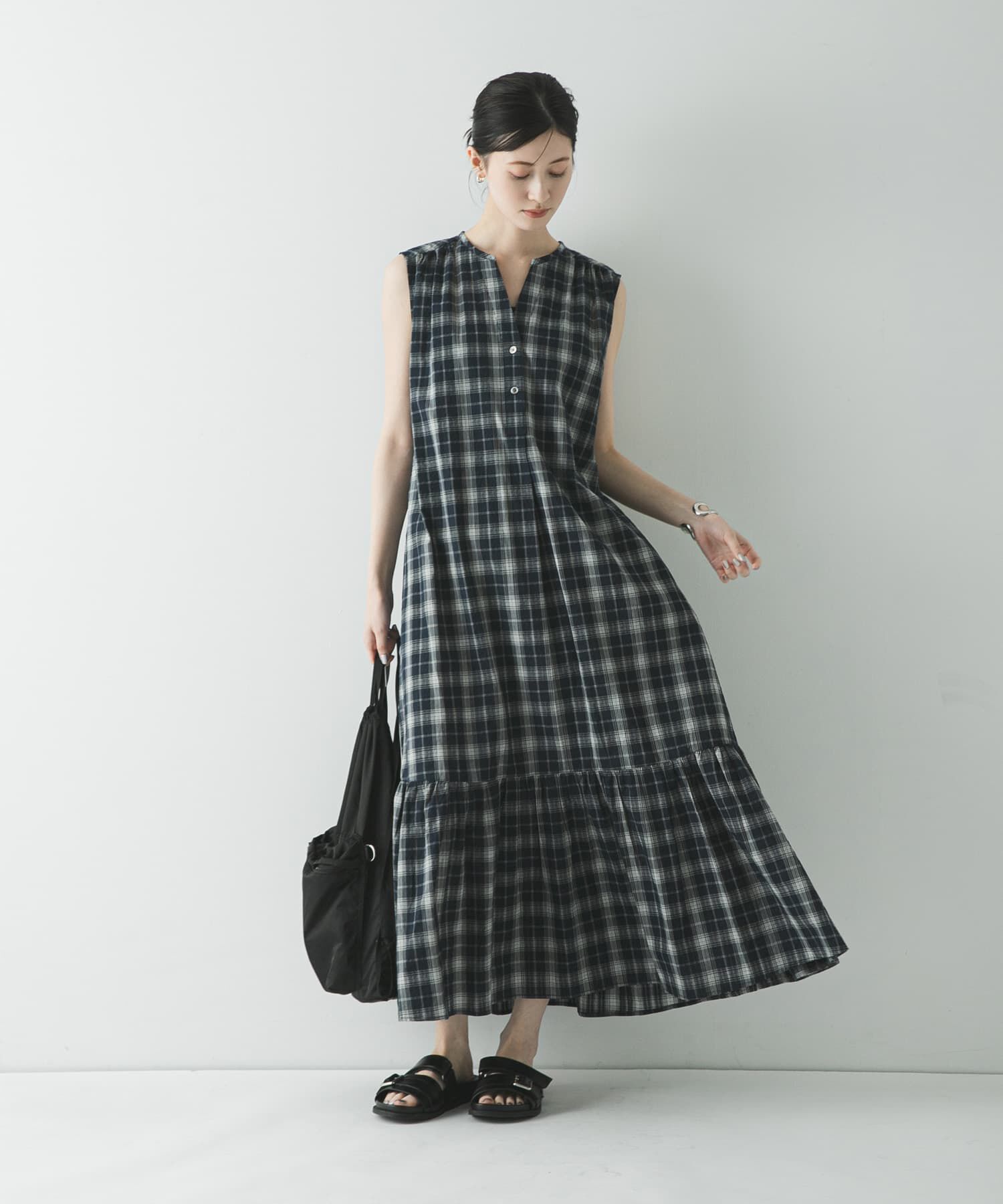 URBAN RESEARCH「サッカーチェックワンピース」|ワンピース|
