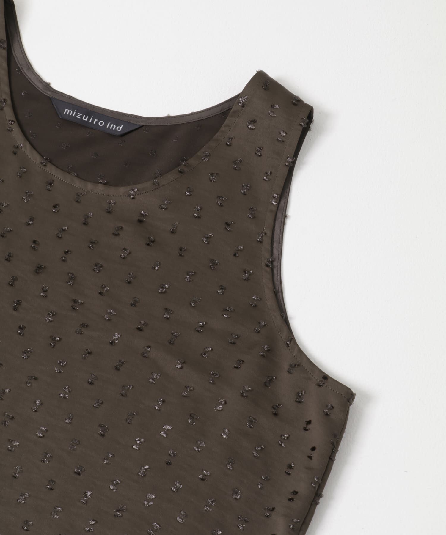 URBAN RESEARCH DOORS「mizuiro-ind　SATIN JQ TANK TOP」|タンクトップ|