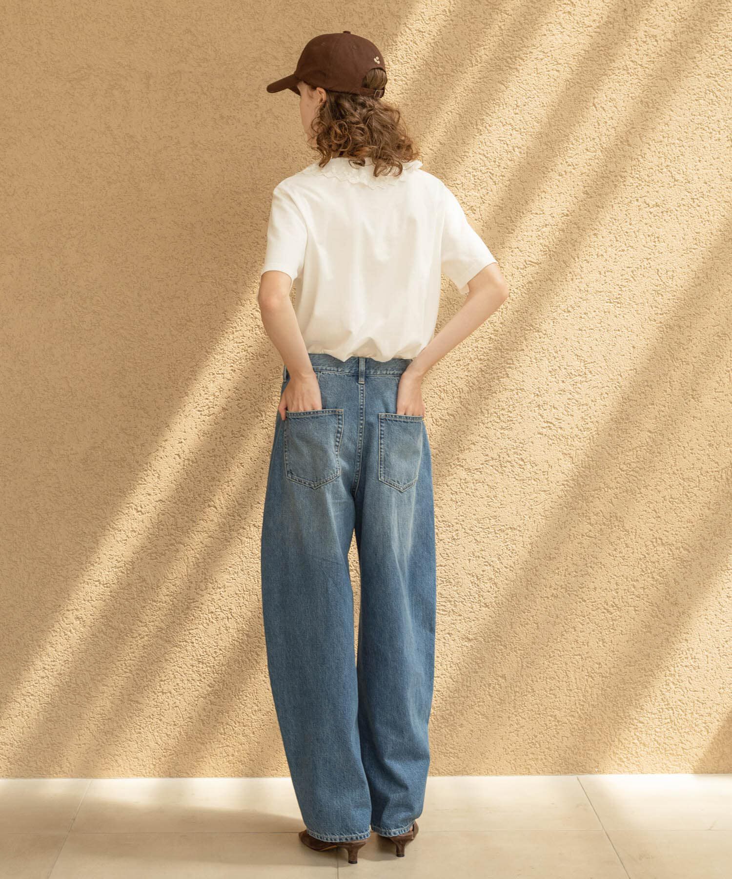 Sonny Label 「Vネックフリルレースカラープルオーバー」|Tシャツ・カットソー|