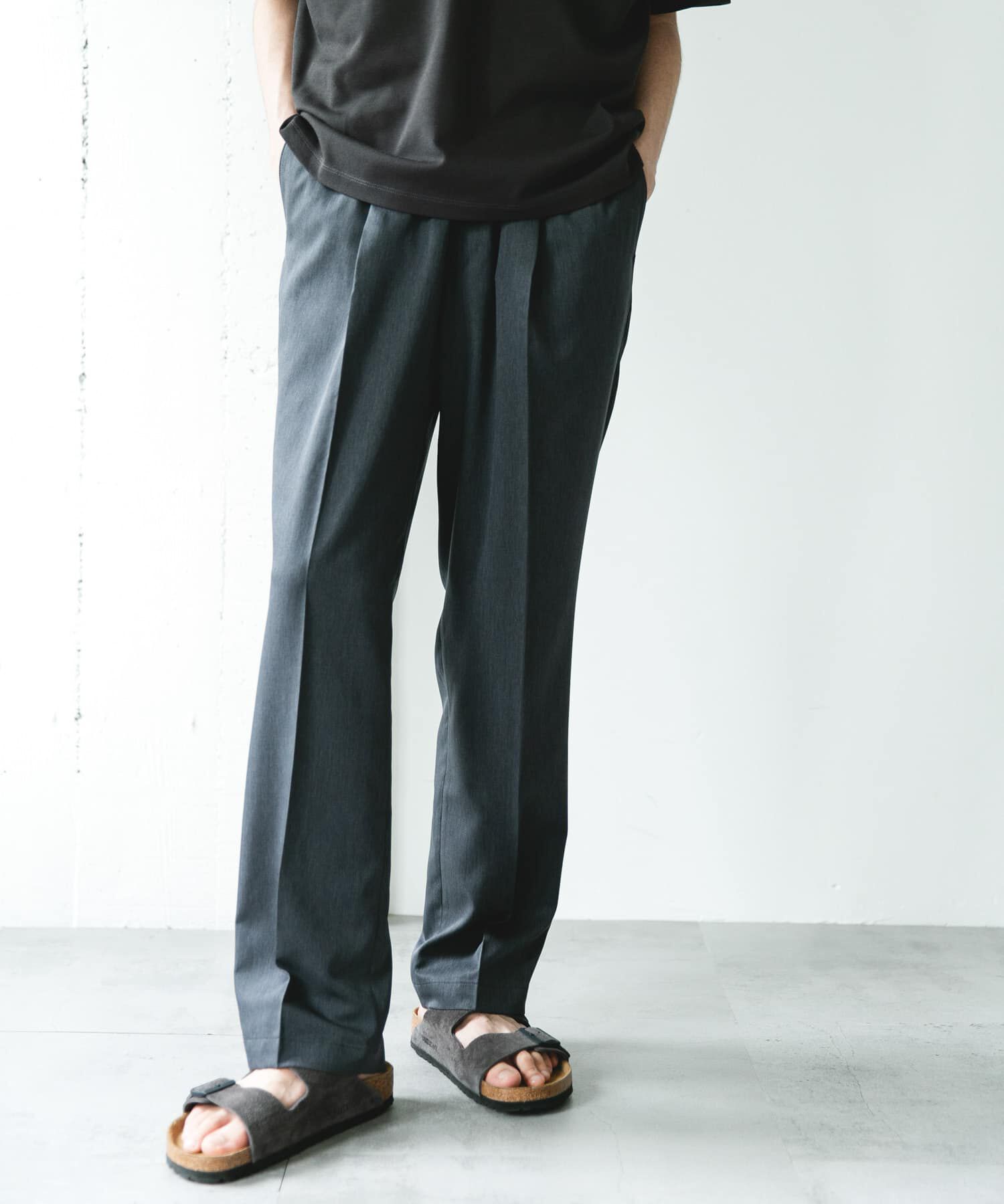 URBAN RESEARCH DOORS「COOLFIBER ツイルシャーリングスラックス」|その他|