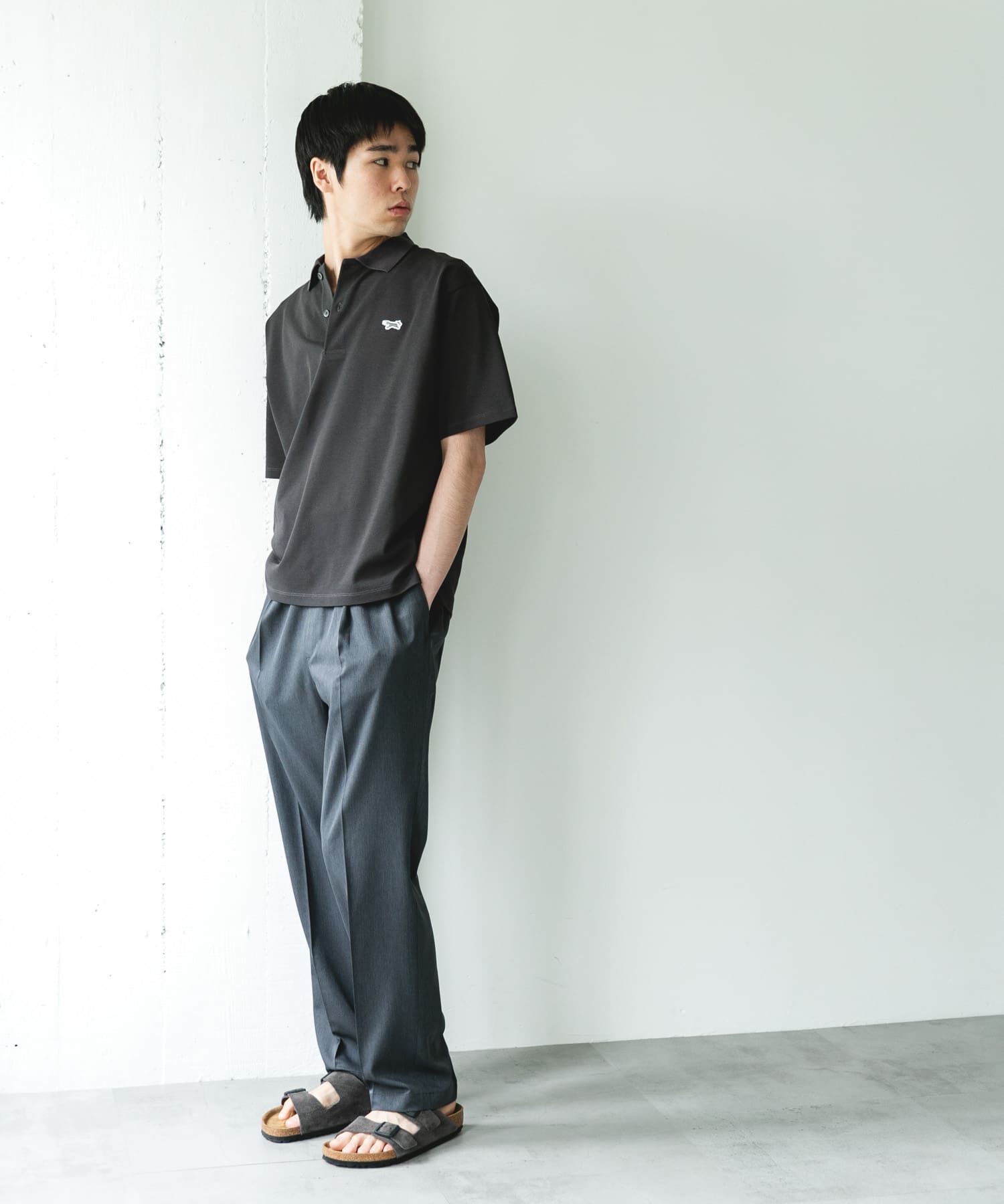 URBAN RESEARCH DOORS「COOLFIBER ツイルシャーリングスラックス」|その他|