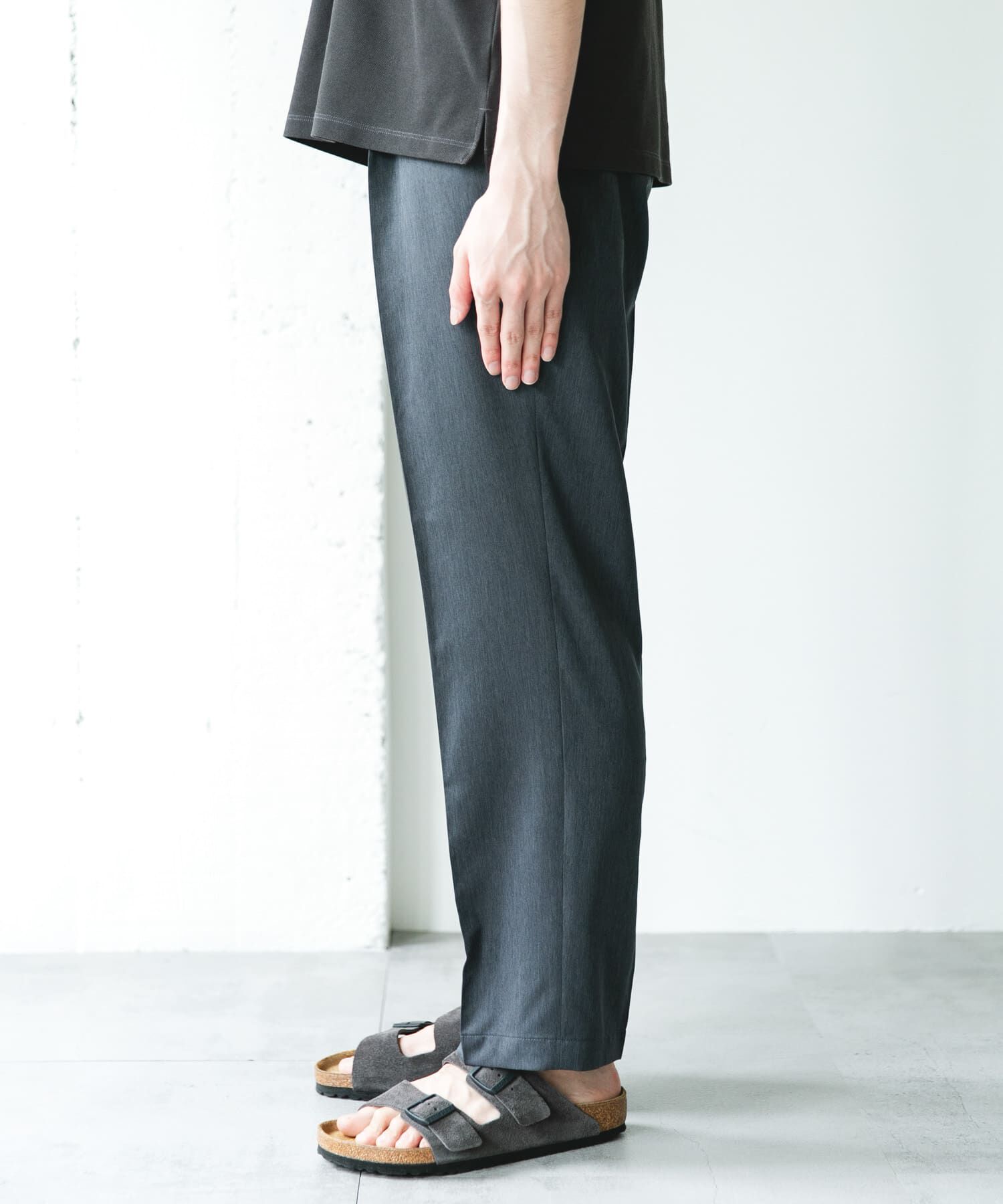 URBAN RESEARCH DOORS「COOLFIBER ツイルシャーリングスラックス」|その他|