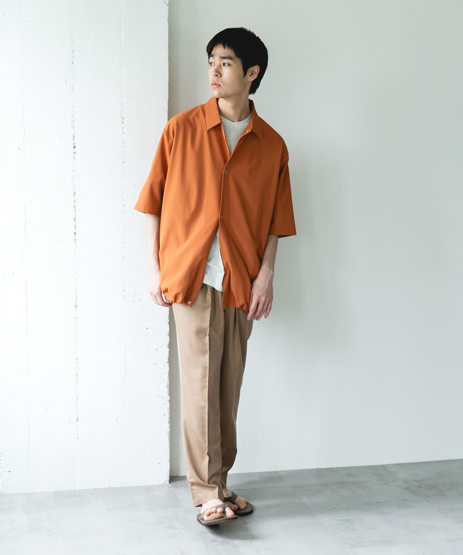URBAN RESEARCH DOORS「COOLFIBER ツイルシャーリングスラックス」|その他|