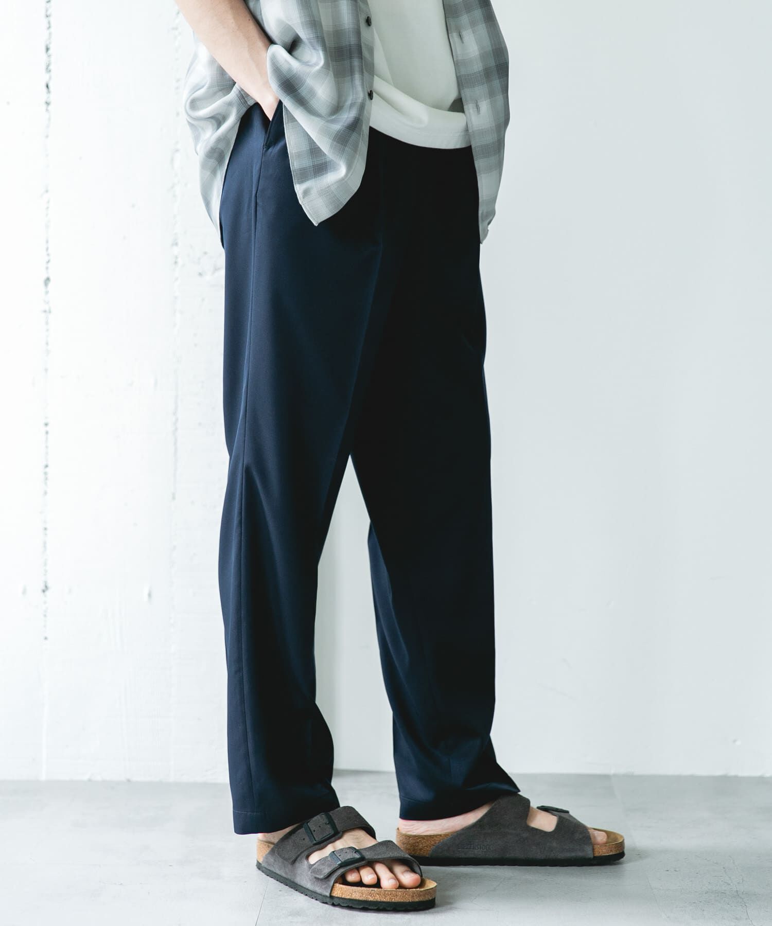 URBAN RESEARCH DOORS「COOLFIBER ツイルシャーリングスラックス」|その他|