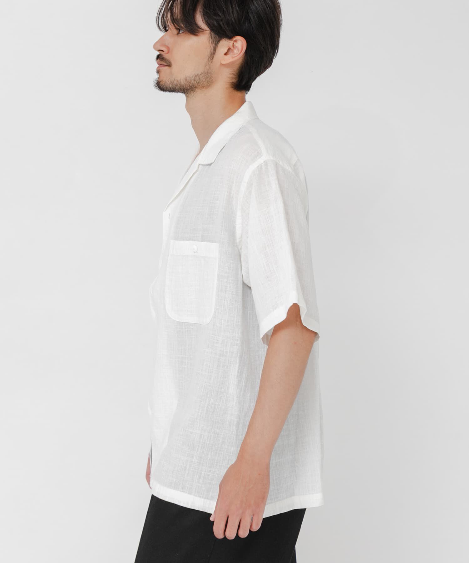 URBAN RESEARCH「SANDWASH LINEN OPEN SHIRTS」|シャツ・ブラウス|
