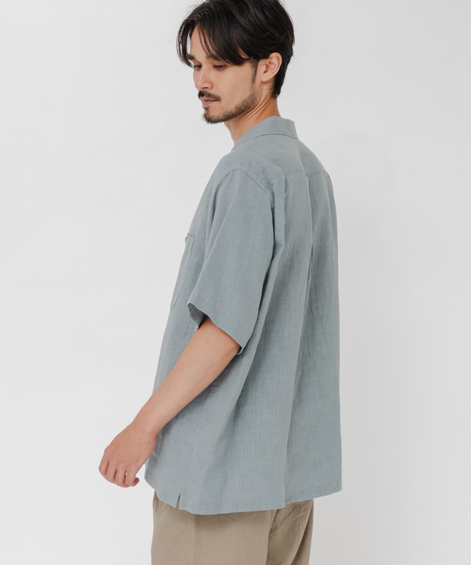 URBAN RESEARCH「SANDWASH LINEN OPEN SHIRTS」|シャツ・ブラウス|