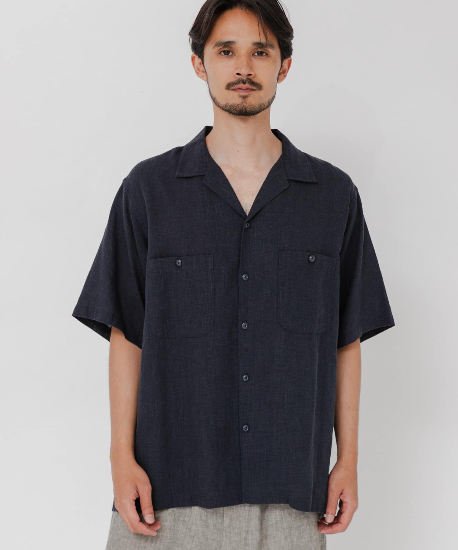 URBAN RESEARCH「SANDWASH LINEN OPEN SHIRTS」|シャツ・ブラウス|