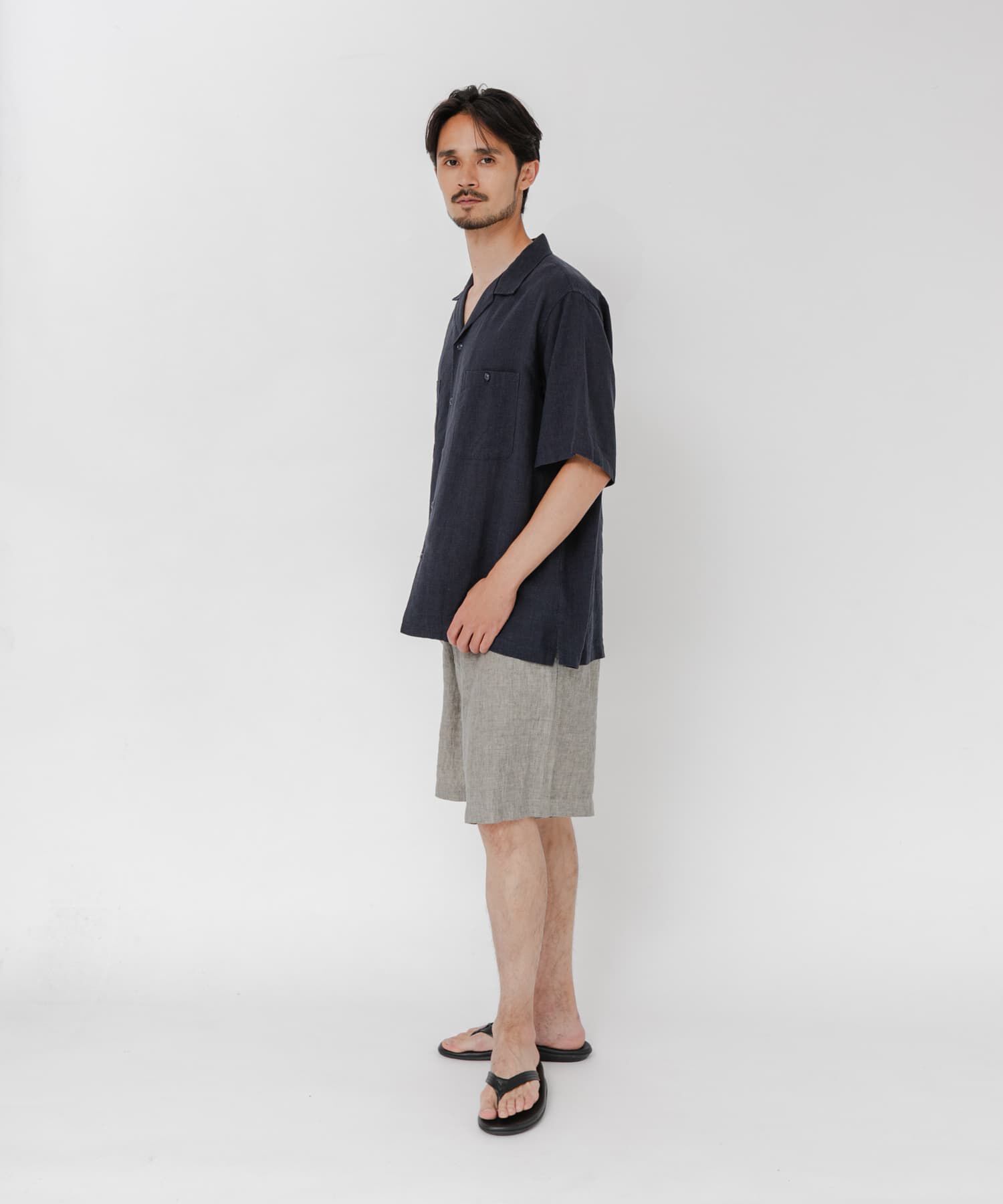 URBAN RESEARCH「SANDWASH LINEN OPEN SHIRTS」|シャツ・ブラウス|