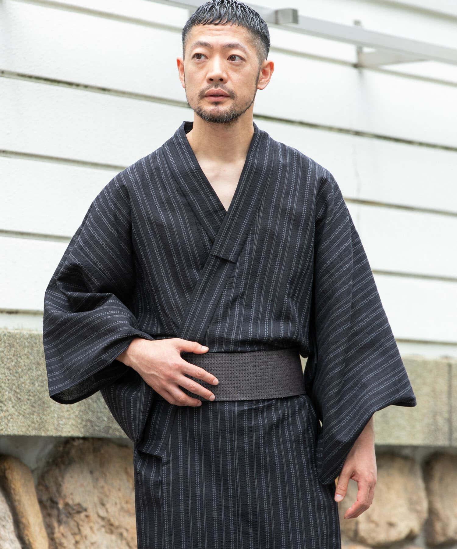 URBAN RESEARCH ROSSO「紳士浴衣 綿麻先染め」|その他|