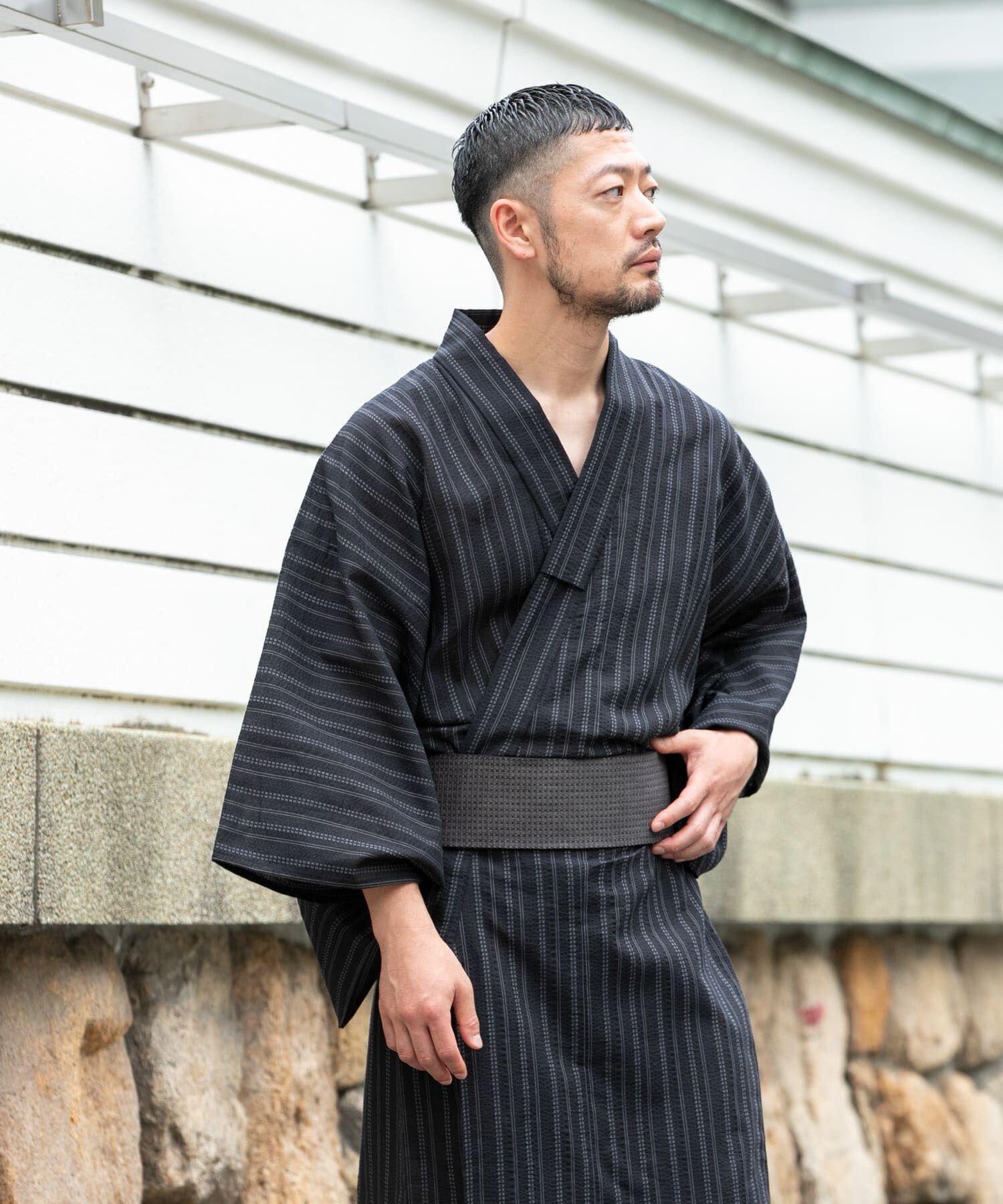 URBAN RESEARCH ROSSO「紳士浴衣 綿麻先染め」|その他|