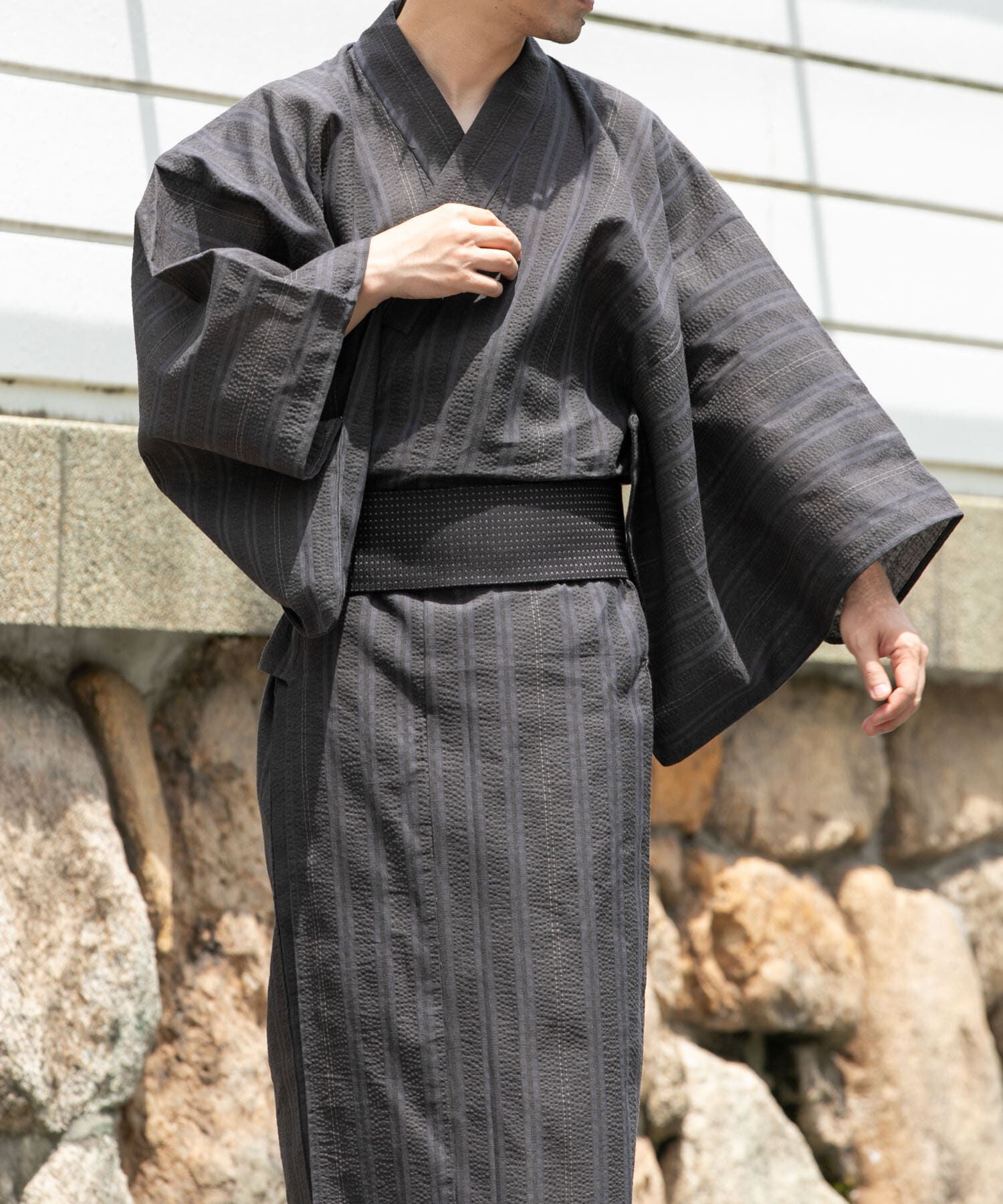 URBAN RESEARCH ROSSO「紳士浴衣 綿麻先染め」|その他|