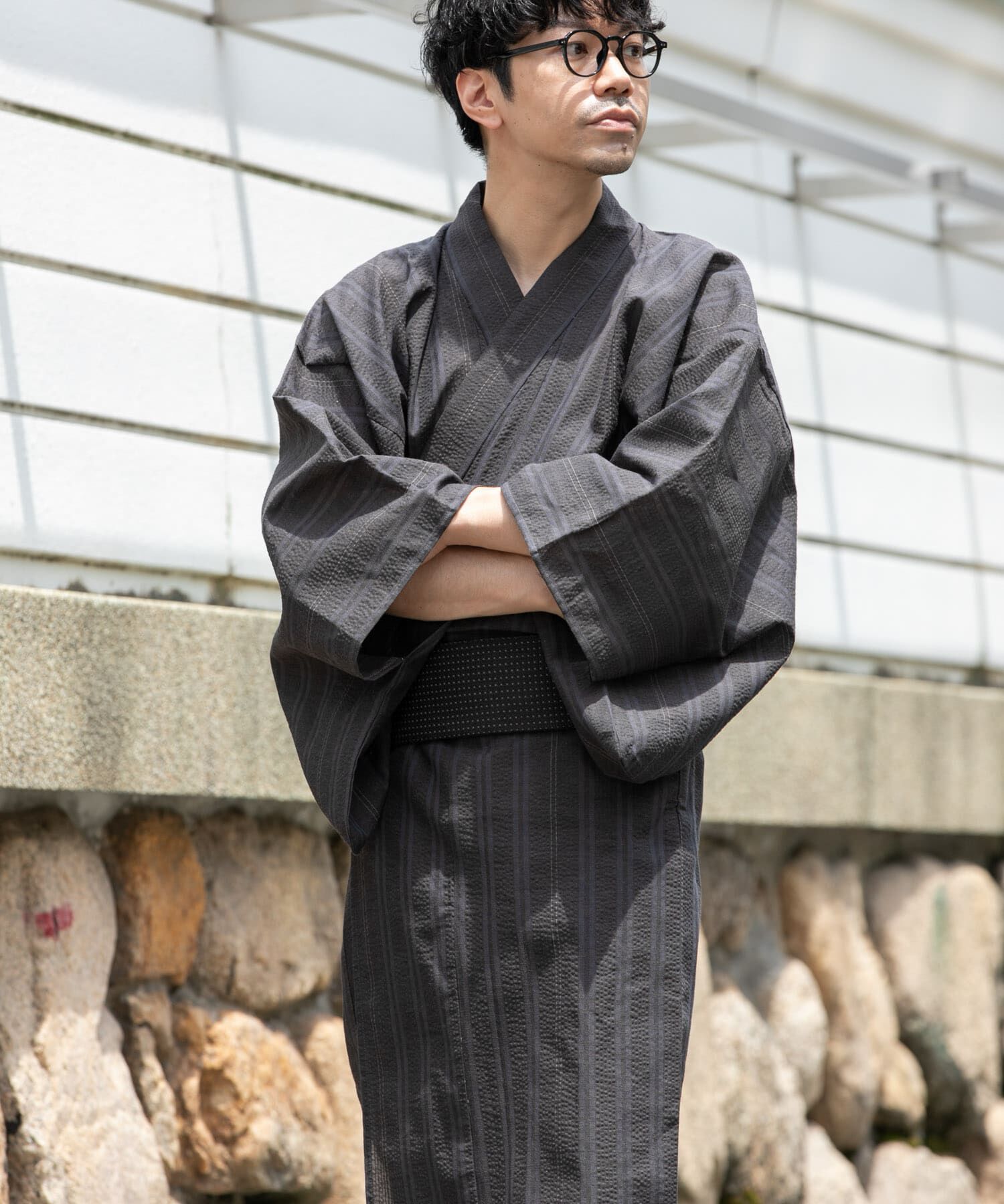 URBAN RESEARCH ROSSO「紳士浴衣 綿麻先染め」|その他|