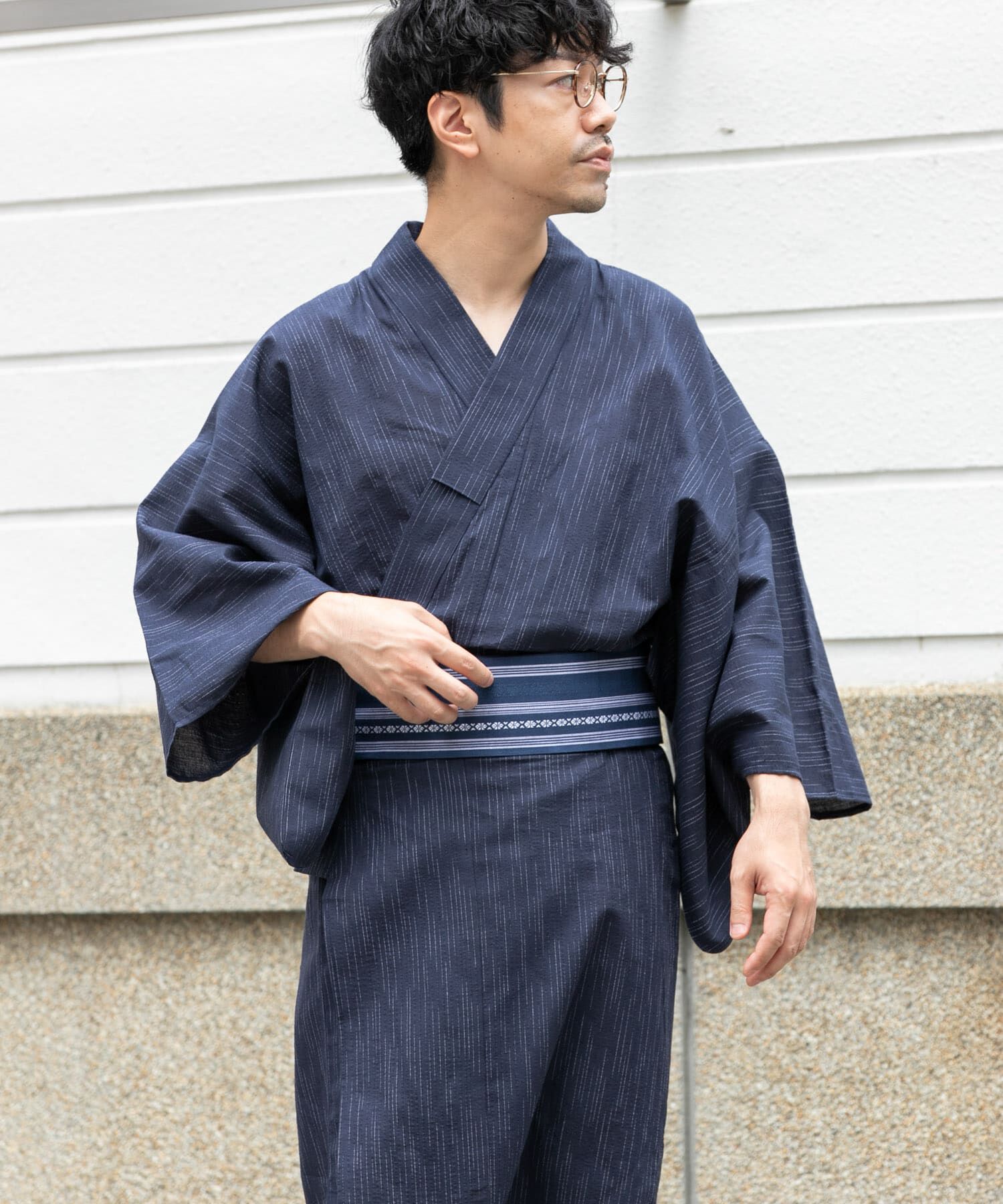 URBAN RESEARCH ROSSO「紳士浴衣 綿麻先染め」|その他|