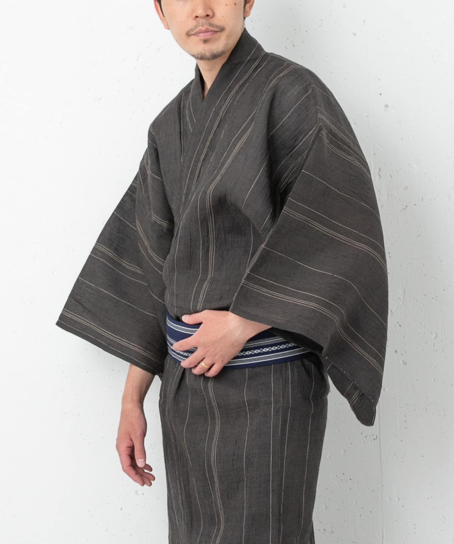 URBAN RESEARCH ROSSO「紳士ゆかた 本麻」|その他|チャコールグレー
