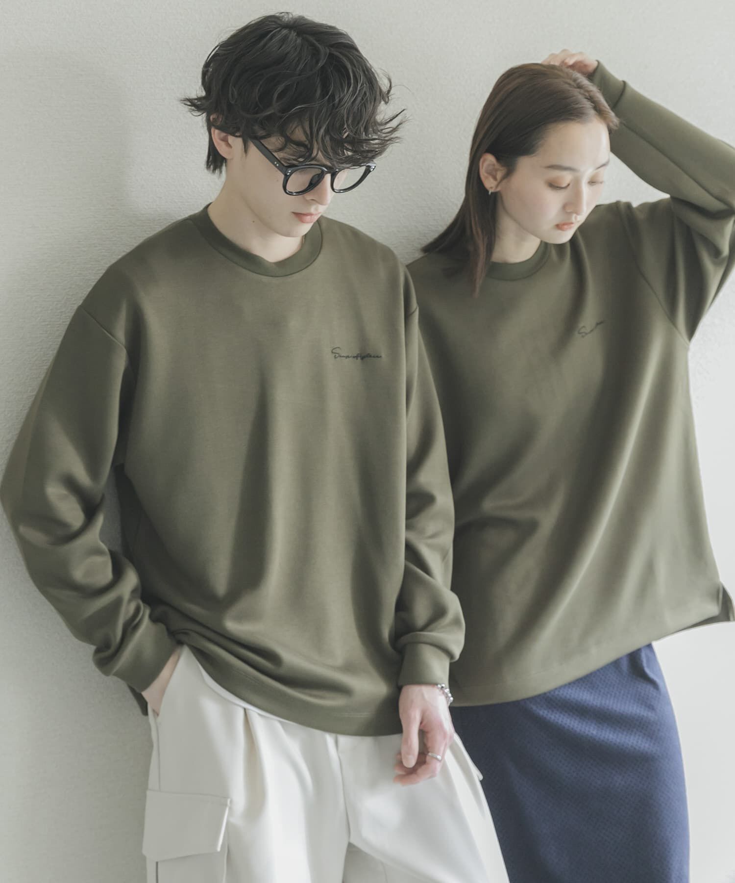 SENSE OF PLACE by URBAN RESEARCH「『一部WEB限定ｶﾗｰ』『ﾕﾆｾｯｸｽ』ｼｼｭｳﾀﾞﾝﾎﾞｰﾙﾎﾟﾝﾁ 」|Tシャツ・カットソー|オリーブ