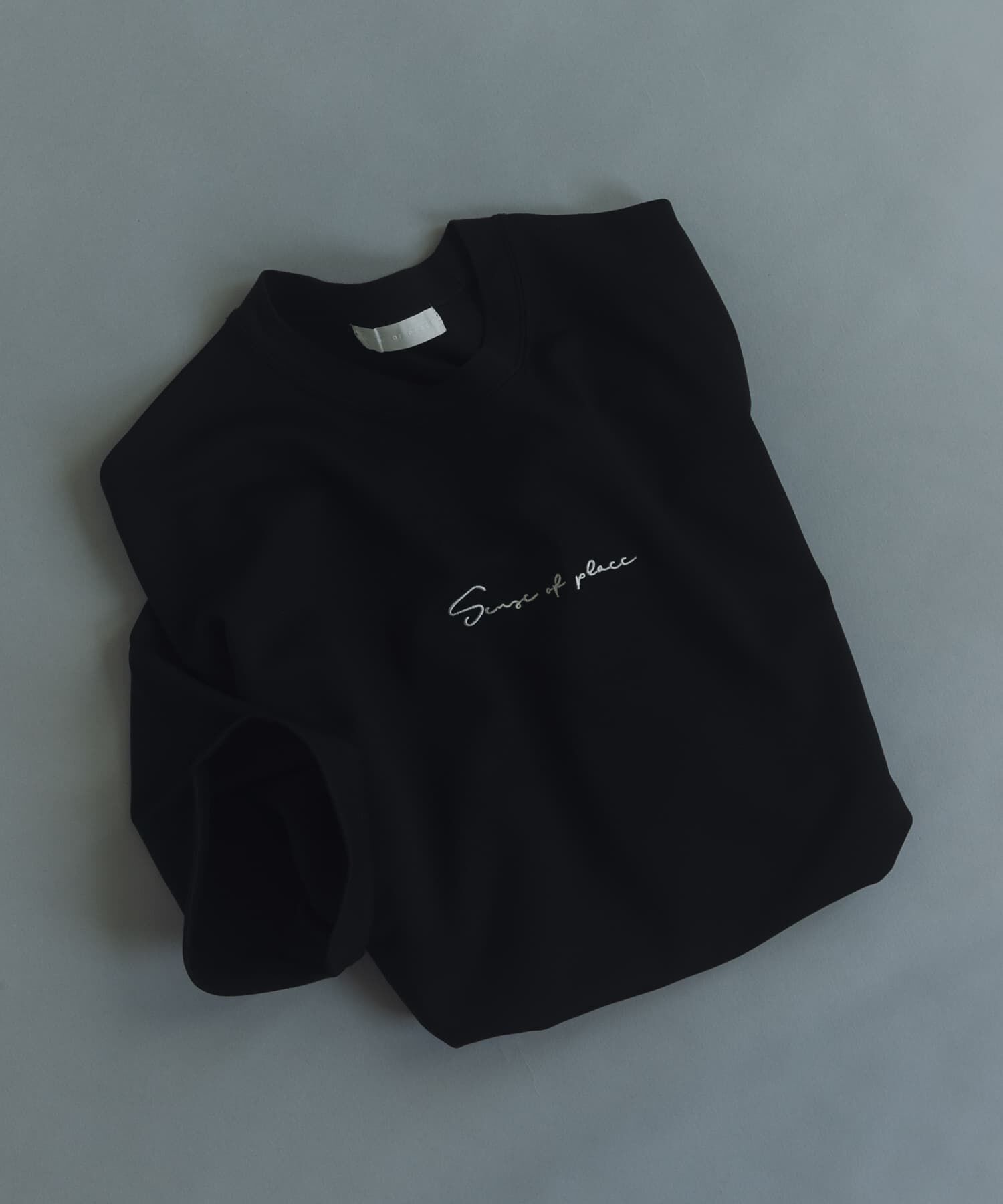 SENSE OF PLACE by URBAN RESEARCH「『一部WEB限定ｶﾗｰ/ﾕﾆｾｯｸｽ』ｼｼｭｳﾎﾟﾝﾁｼｮｰﾄｽﾘｰﾌﾞ」|Tシャツ・カットソー|ブラック