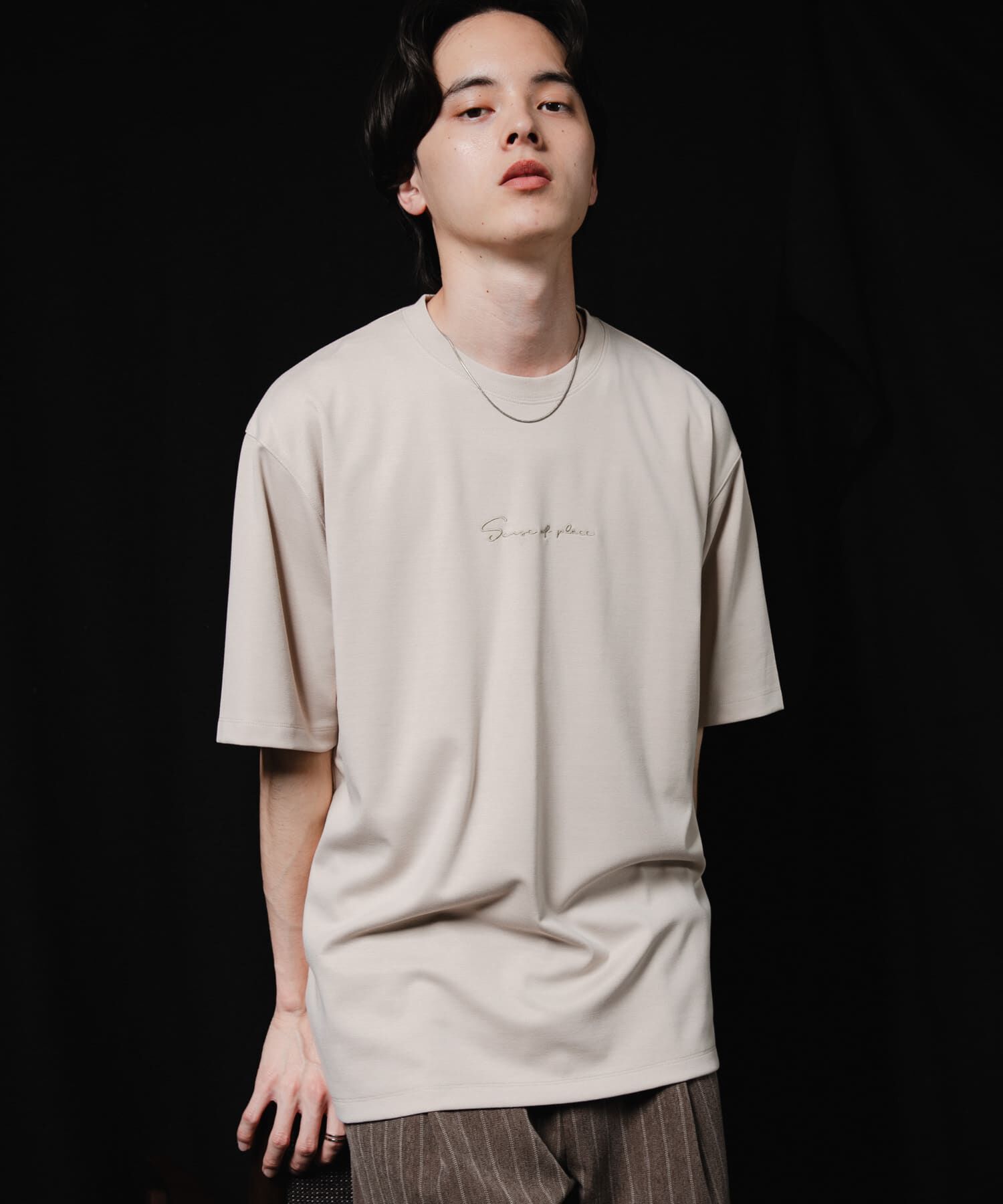 SENSE OF PLACE by URBAN RESEARCH「『一部WEB限定ｶﾗｰ/ﾕﾆｾｯｸｽ』ｼｼｭｳﾎﾟﾝﾁｼｮｰﾄｽﾘｰﾌﾞ」|Tシャツ・カットソー|