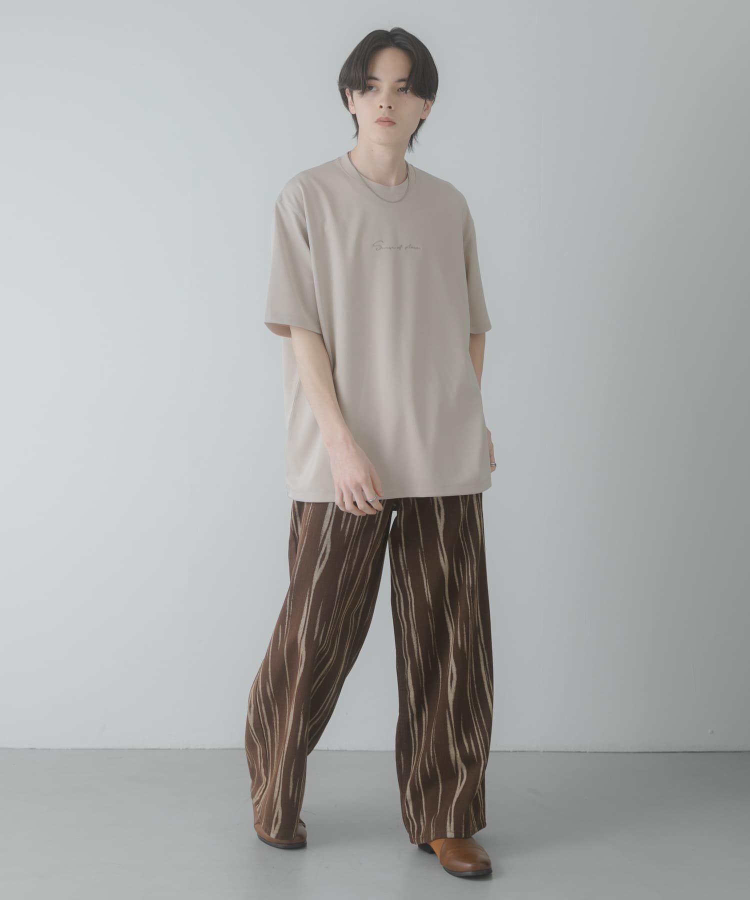 SENSE OF PLACE by URBAN RESEARCH「『一部WEB限定ｶﾗｰ/ﾕﾆｾｯｸｽ』ｼｼｭｳﾎﾟﾝﾁｼｮｰﾄｽﾘｰﾌﾞ」|Tシャツ・カットソー|