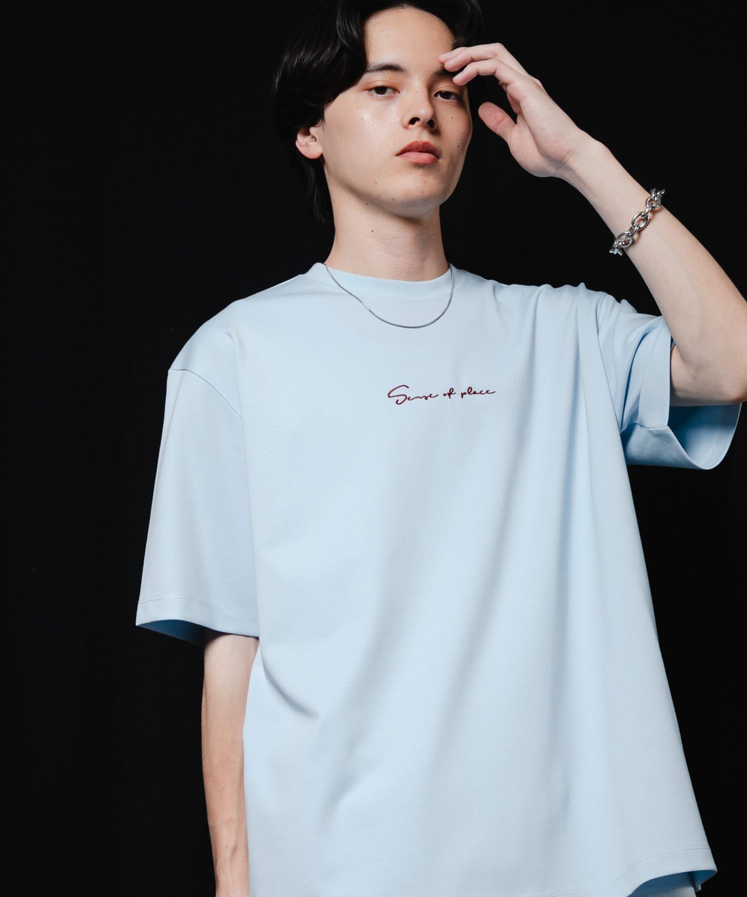 SENSE OF PLACE by URBAN RESEARCH「『一部WEB限定ｶﾗｰ/ﾕﾆｾｯｸｽ』ｼｼｭｳﾎﾟﾝﾁｼｮｰﾄｽﾘｰﾌﾞ」|Tシャツ・カットソー|