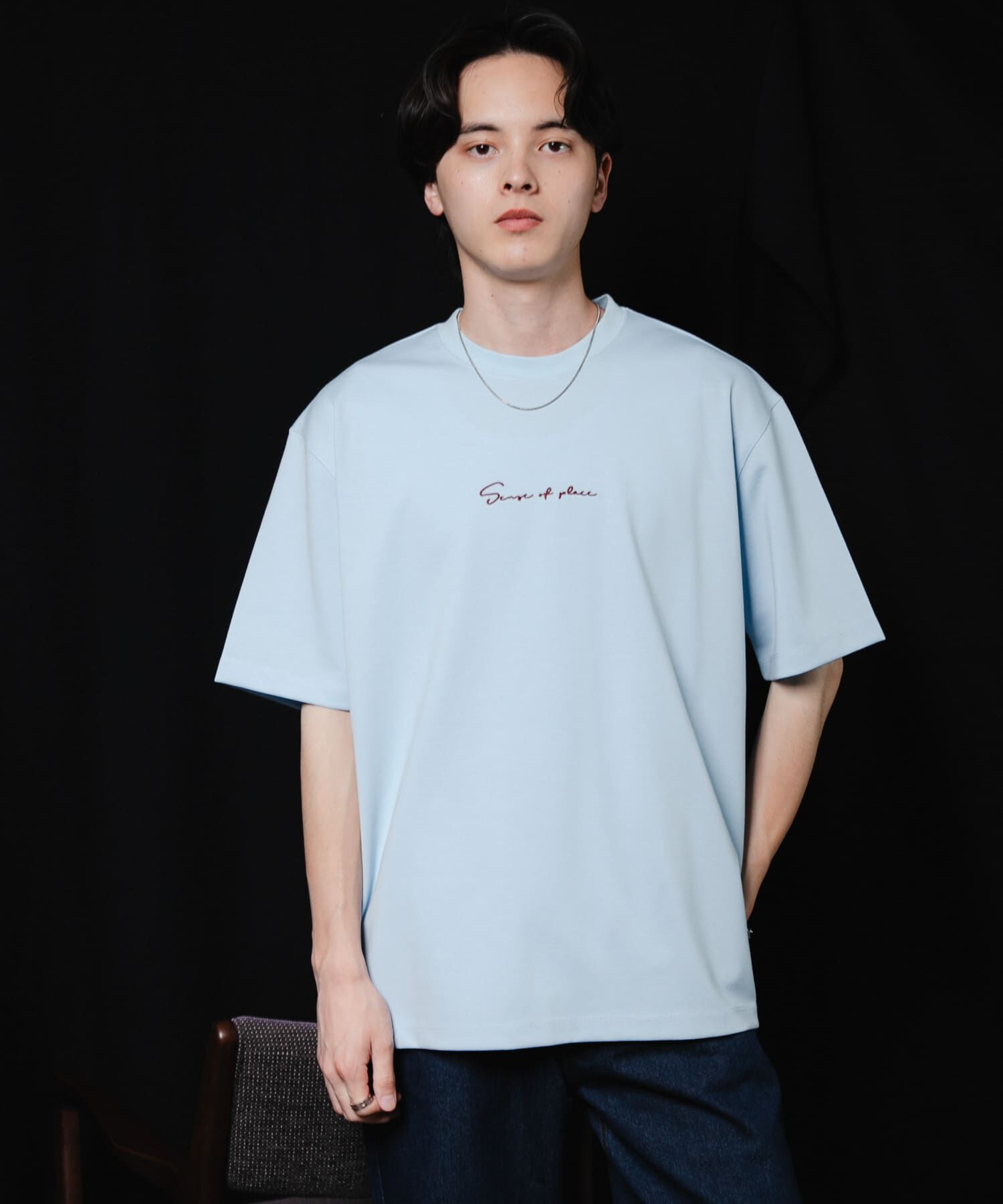SENSE OF PLACE by URBAN RESEARCH「『一部WEB限定ｶﾗｰ/ﾕﾆｾｯｸｽ』ｼｼｭｳﾎﾟﾝﾁｼｮｰﾄｽﾘｰﾌﾞ」|Tシャツ・カットソー|