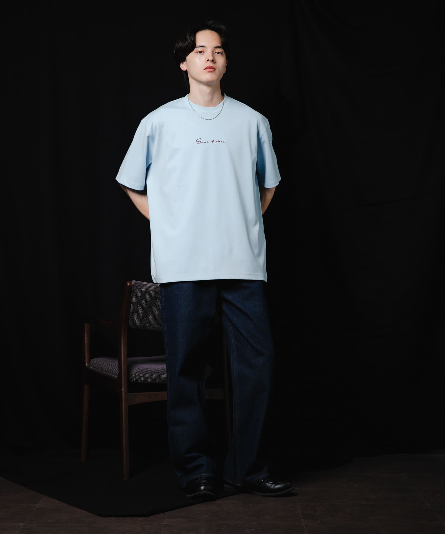 SENSE OF PLACE by URBAN RESEARCH「『一部WEB限定ｶﾗｰ/ﾕﾆｾｯｸｽ』ｼｼｭｳﾎﾟﾝﾁｼｮｰﾄｽﾘｰﾌﾞ」|Tシャツ・カットソー|