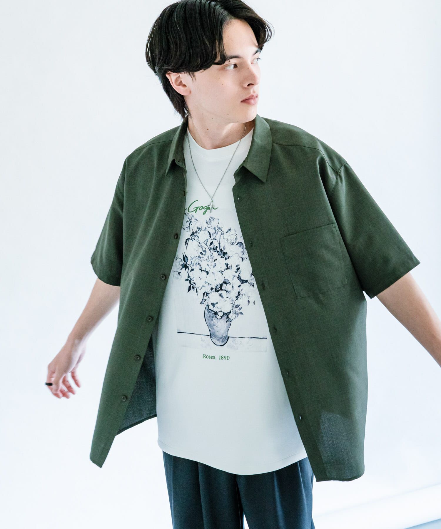 SENSE OF PLACE by URBAN RESEARCH「『ｲｰｼﾞｰｹｱ/速乾』ｸｲｯｸﾄﾞﾗｲﾚｷﾞｭﾗｰｶﾗｰｼｮｰﾄｽ」|シャツ・ブラウス|