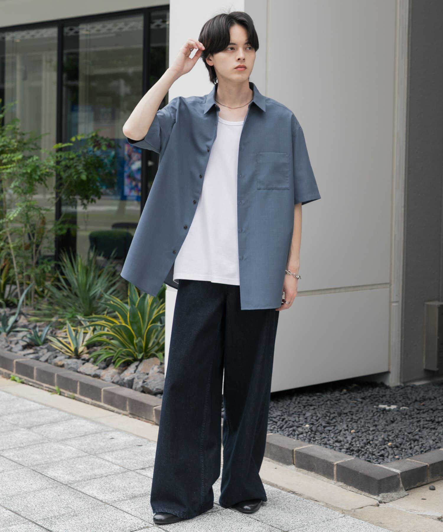 SENSE OF PLACE by URBAN RESEARCH「『ｲｰｼﾞｰｹｱ/速乾』ｸｲｯｸﾄﾞﾗｲﾚｷﾞｭﾗｰｶﾗｰｼｮｰﾄｽ」|シャツ・ブラウス|
