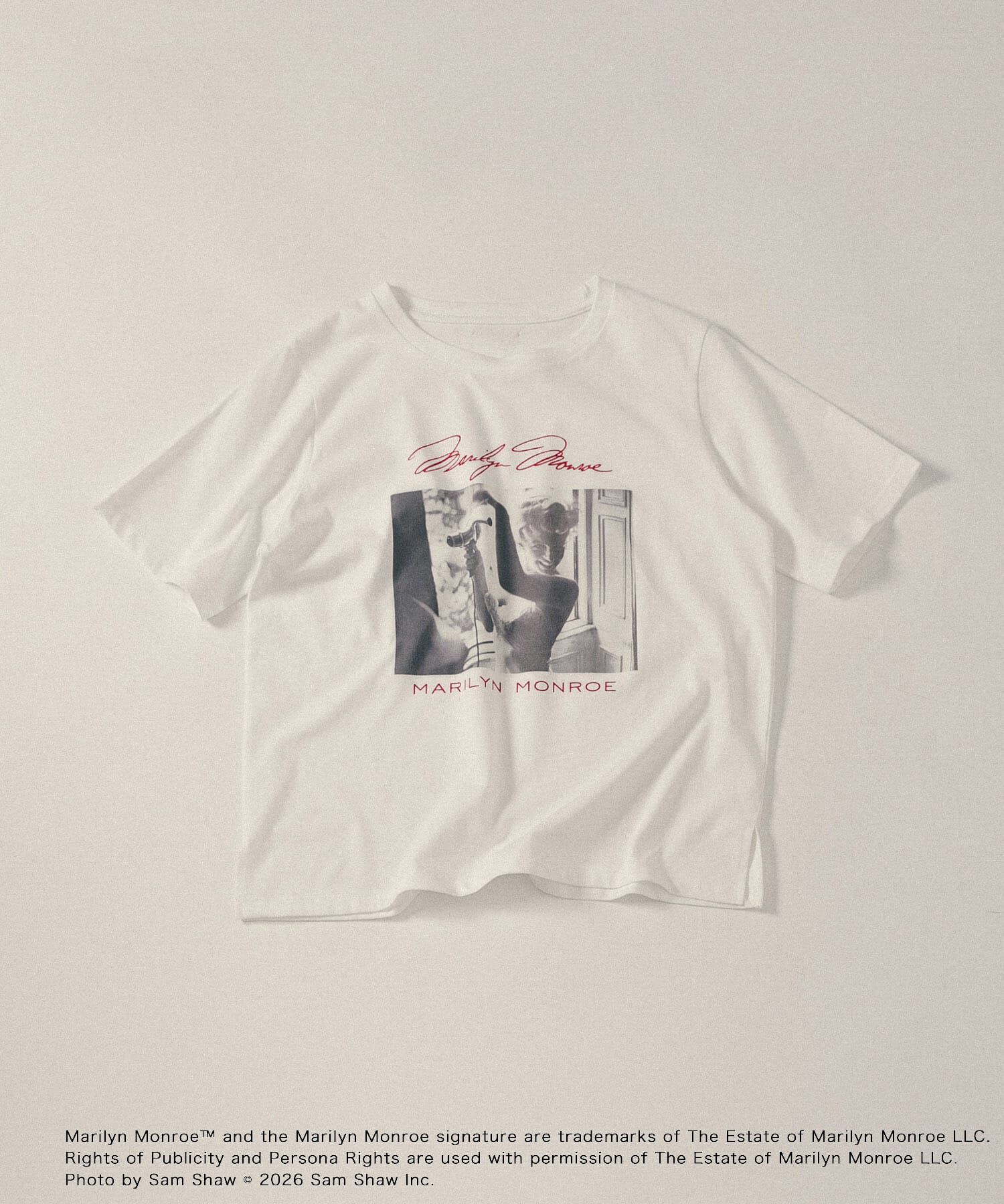 SENSE OF PLACE by URBAN RESEARCH「『別注』MARILYNMONROE&times;SENSE OF PLACE　グラフィックTシャツ」|Tシャツ・カットソー|