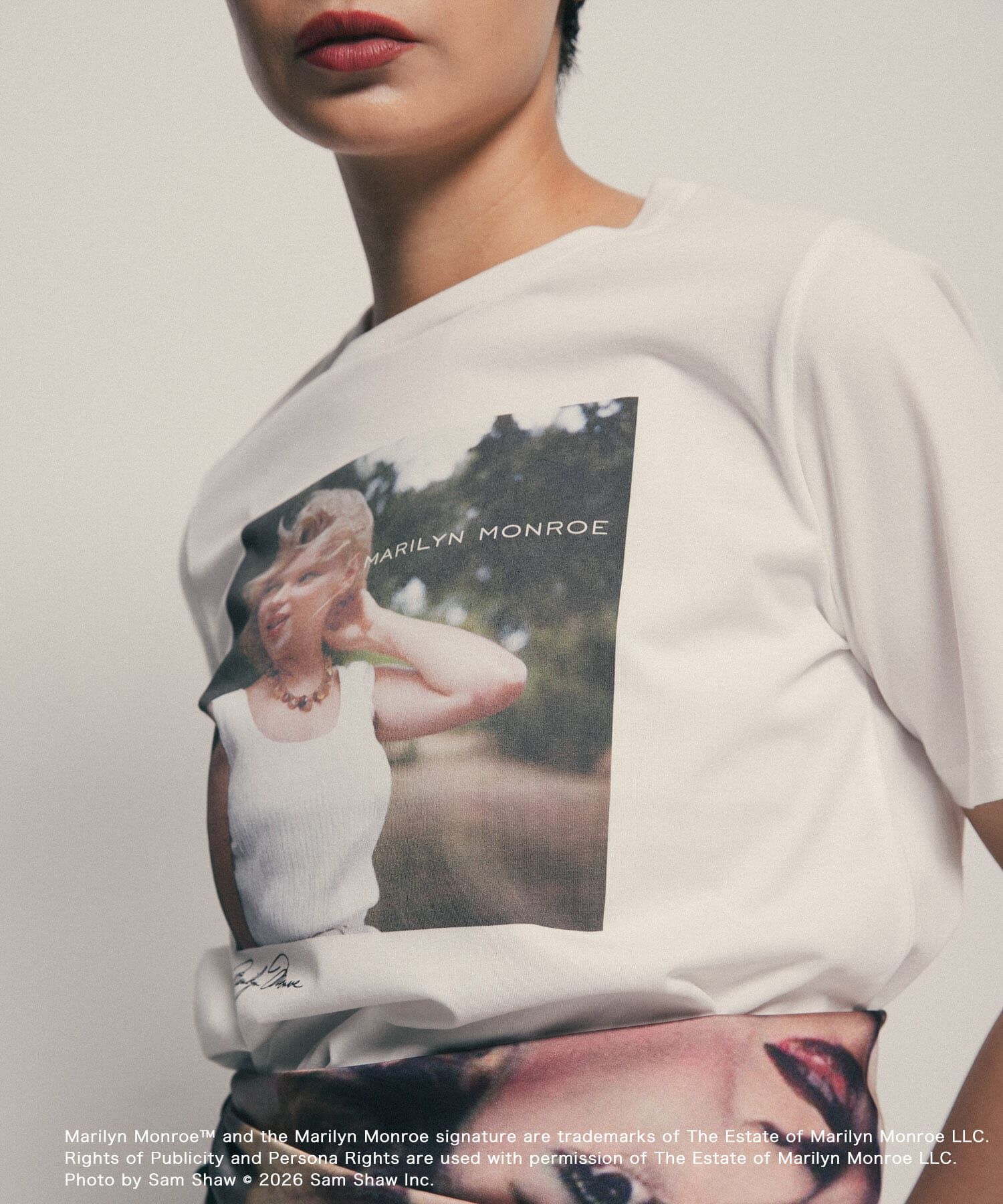 SENSE OF PLACE by URBAN RESEARCH「『別注』MARILYNMONROE&times;SENSE OF PLACE　グラフィックTシャツ」|Tシャツ・カットソー|