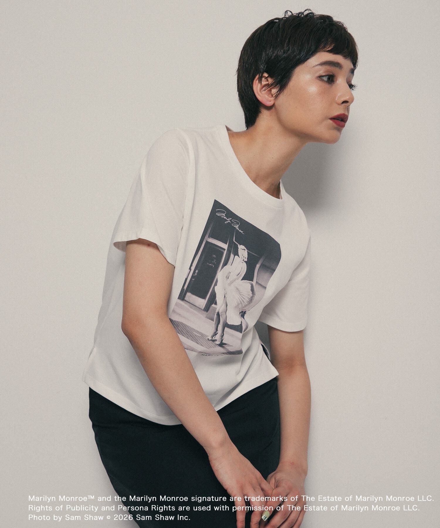 SENSE OF PLACE by URBAN RESEARCH「『別注』MARILYNMONROE&times;SENSE OF PLACE　グラフィックTシャツ」|Tシャツ・カットソー|