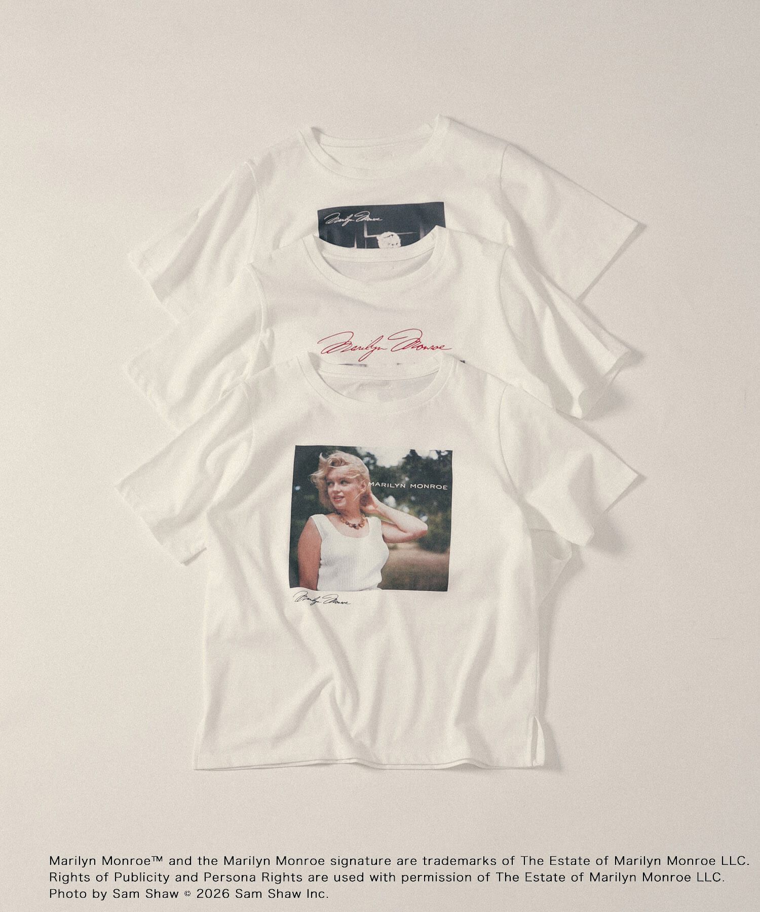 SENSE OF PLACE by URBAN RESEARCH「『別注』MARILYNMONROE&times;SENSE OF PLACE　グラフィックTシャツ」|Tシャツ・カットソー|