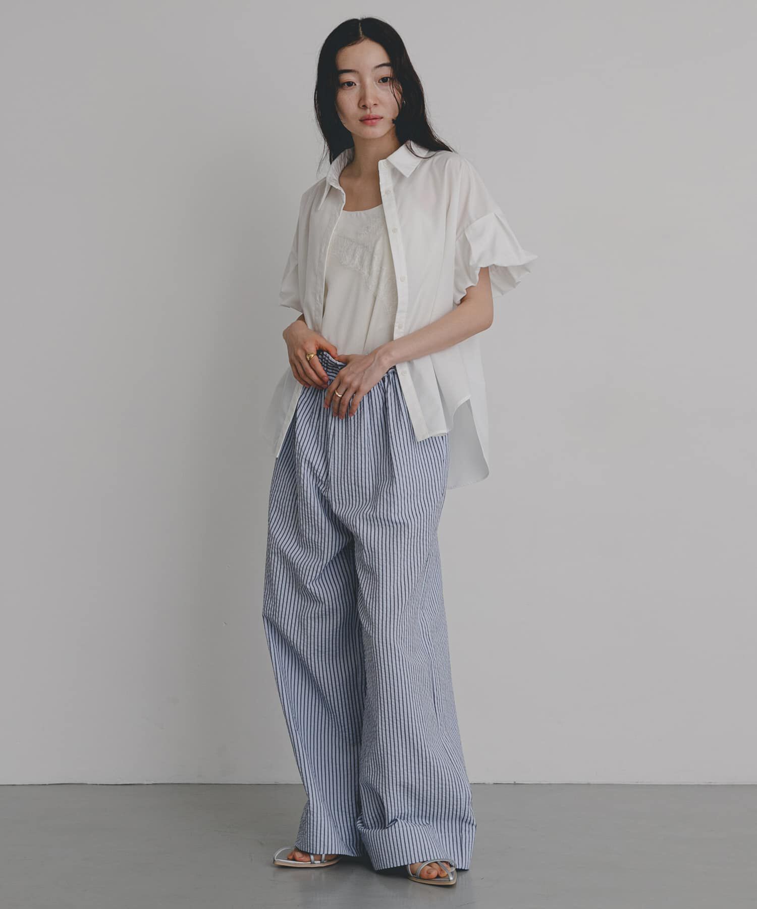 SENSE OF PLACE by URBAN RESEARCH「サッカーストライプイージーパンツ」|その他|