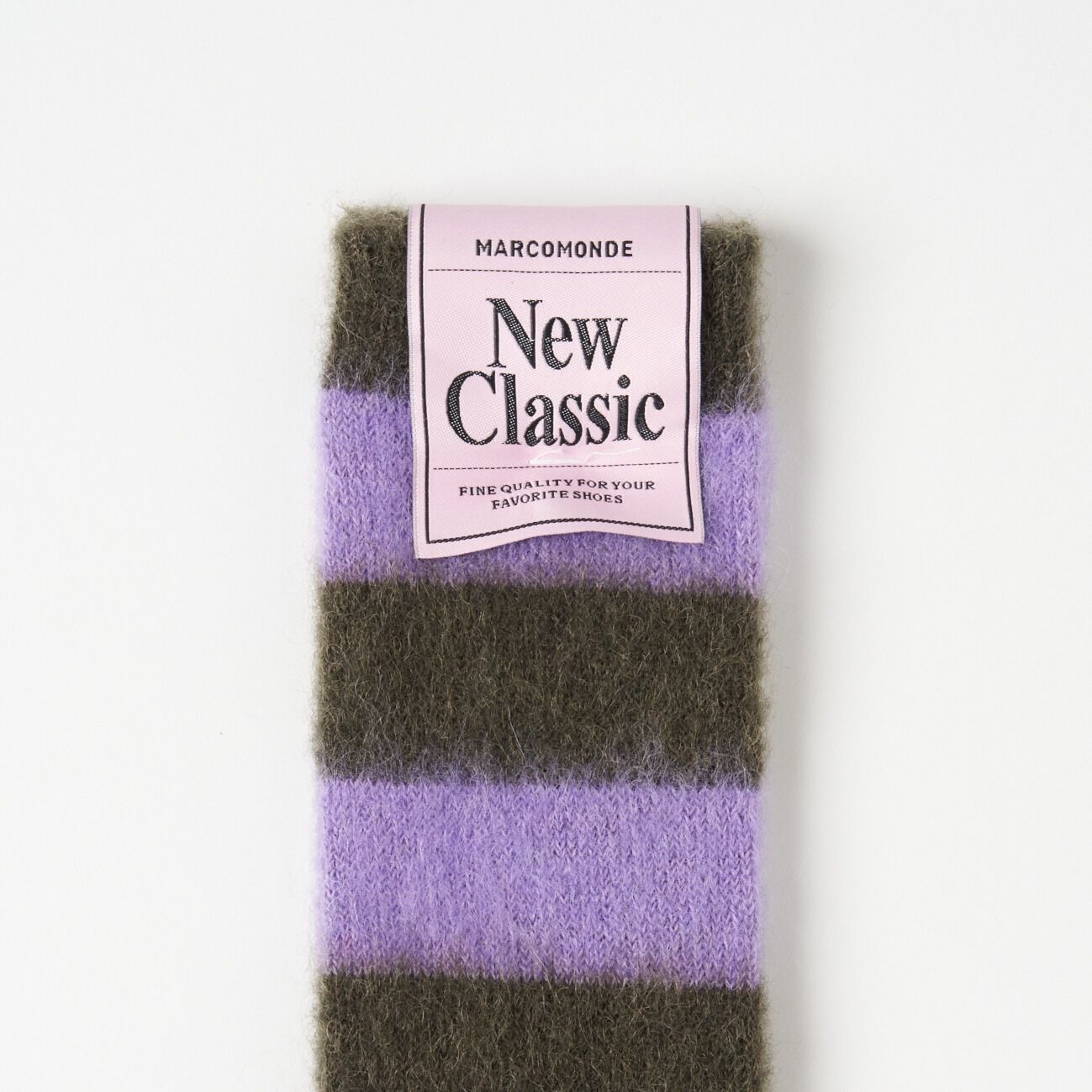  「MARCOMONDE MOHAIR BORDER SOCKS 24」|ソックス|