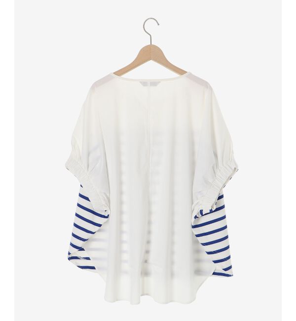 le.coeur blanc「TORRAZZO DONNAボーダー切替プルオーバー」|Tシャツ・カットソー|