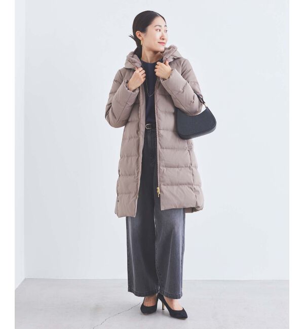 le.coeur blanc「タックワイドデニムパンツ」|デニム|