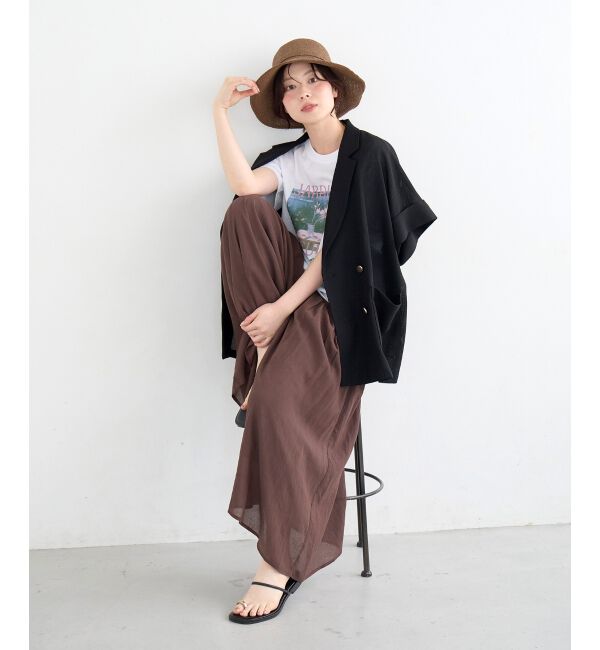  「シアーギャザーガウチョパンツ」|その他|
