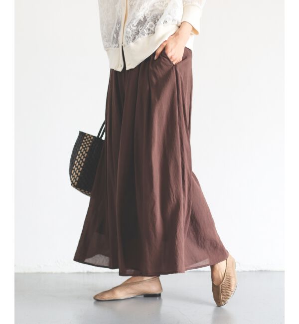  「シアーギャザーガウチョパンツ」|その他|